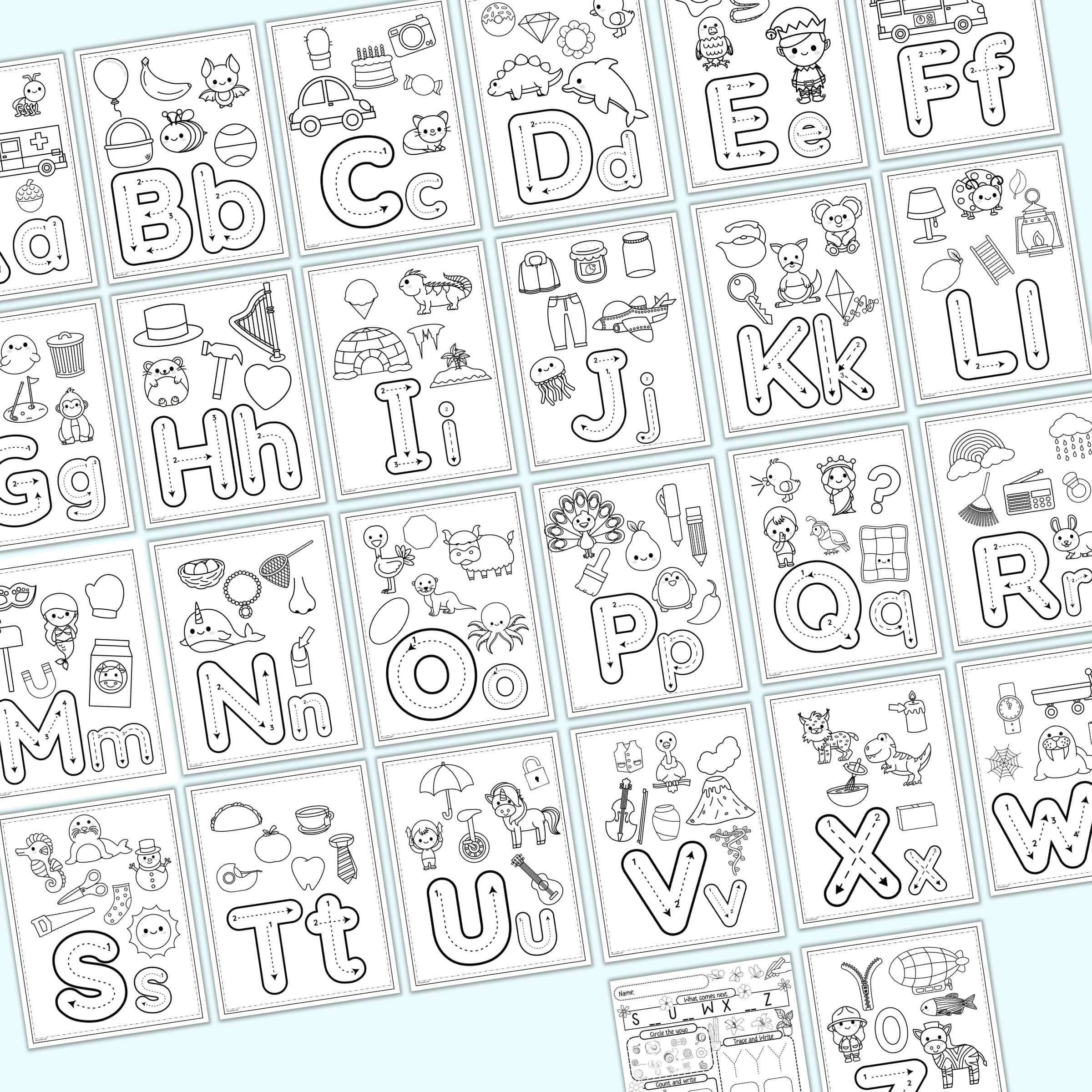Free Printable Alphabet Coloring Pages A Z The Artisan Life Free Printable Alphabet Coloring Pages A Z The Artisan Life