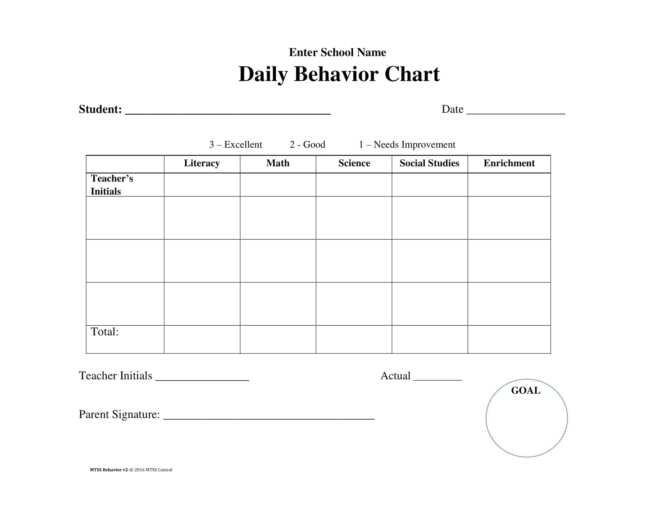 Free Printable Behavior Chart Templates PDF Word Excel Free Printable Behavior Chart Templates PDF Word Excel