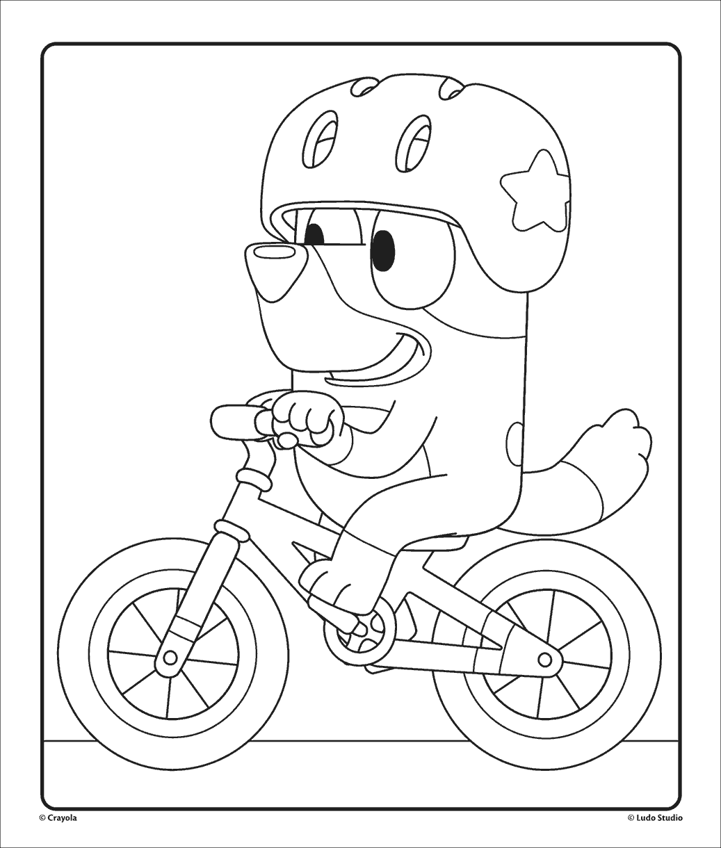 Free Printable Bluey Coloring Pages For Kids