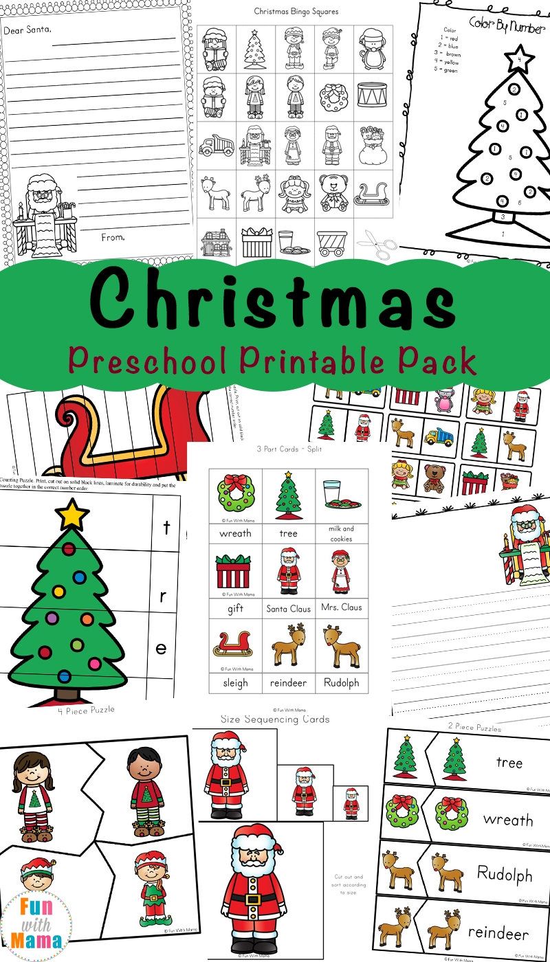 Free Printable Christmas Worksheets Fun With Mama Free Printable Christmas Worksheets Fun With Mama