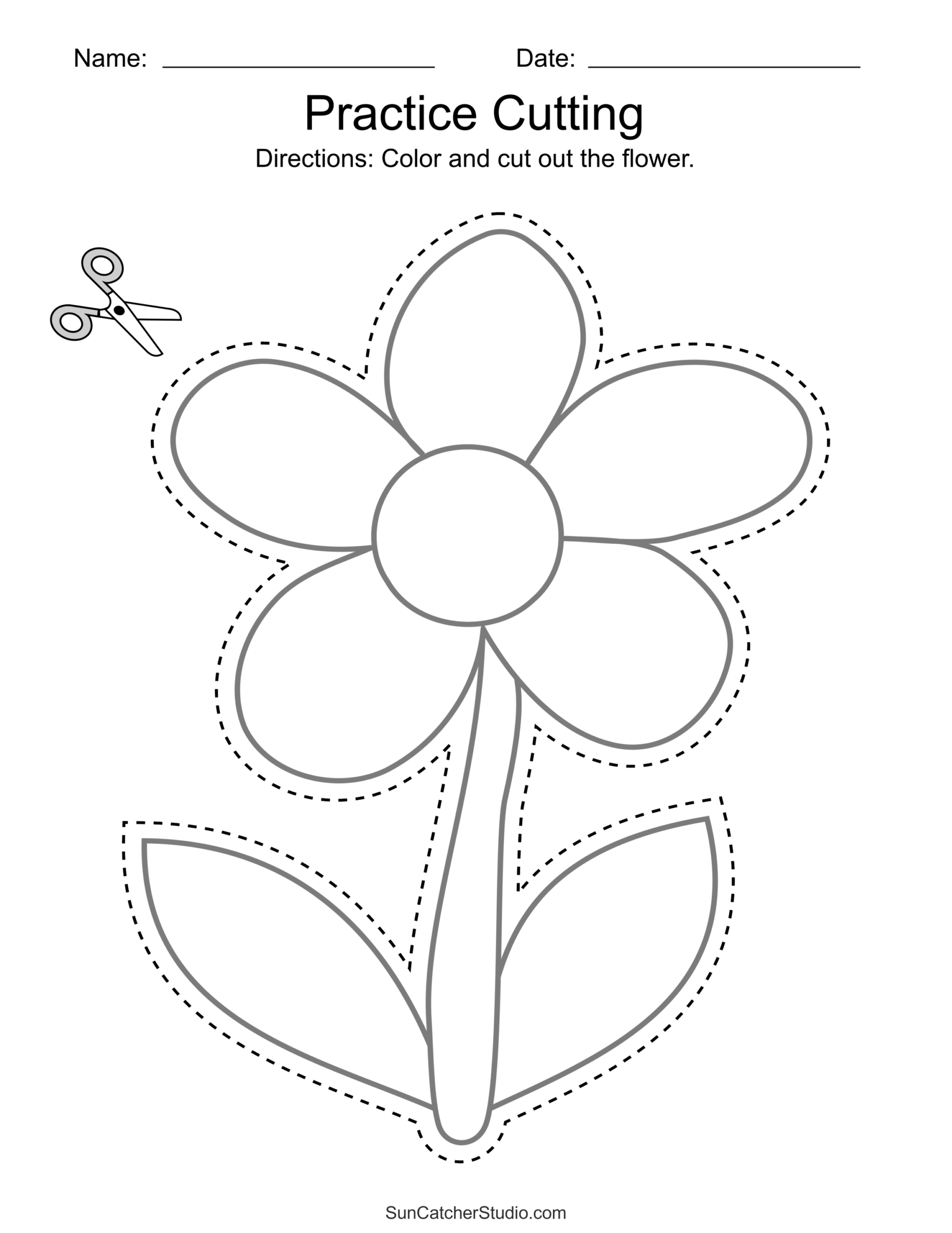 Free Printable Cutting Worksheets For Preschoolers Free Printables Lettering SVG Files Tools Apps