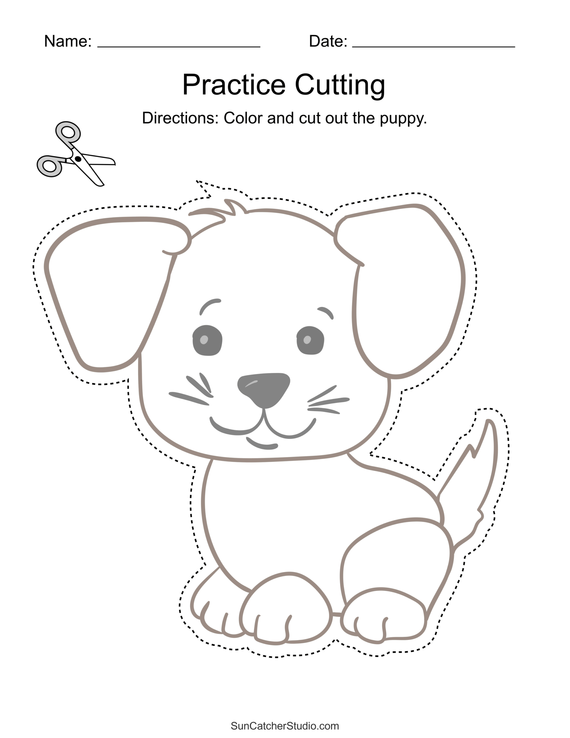 Free Printable Cutting Worksheets For Preschoolers Free Printables Lettering SVG Files Tools Apps