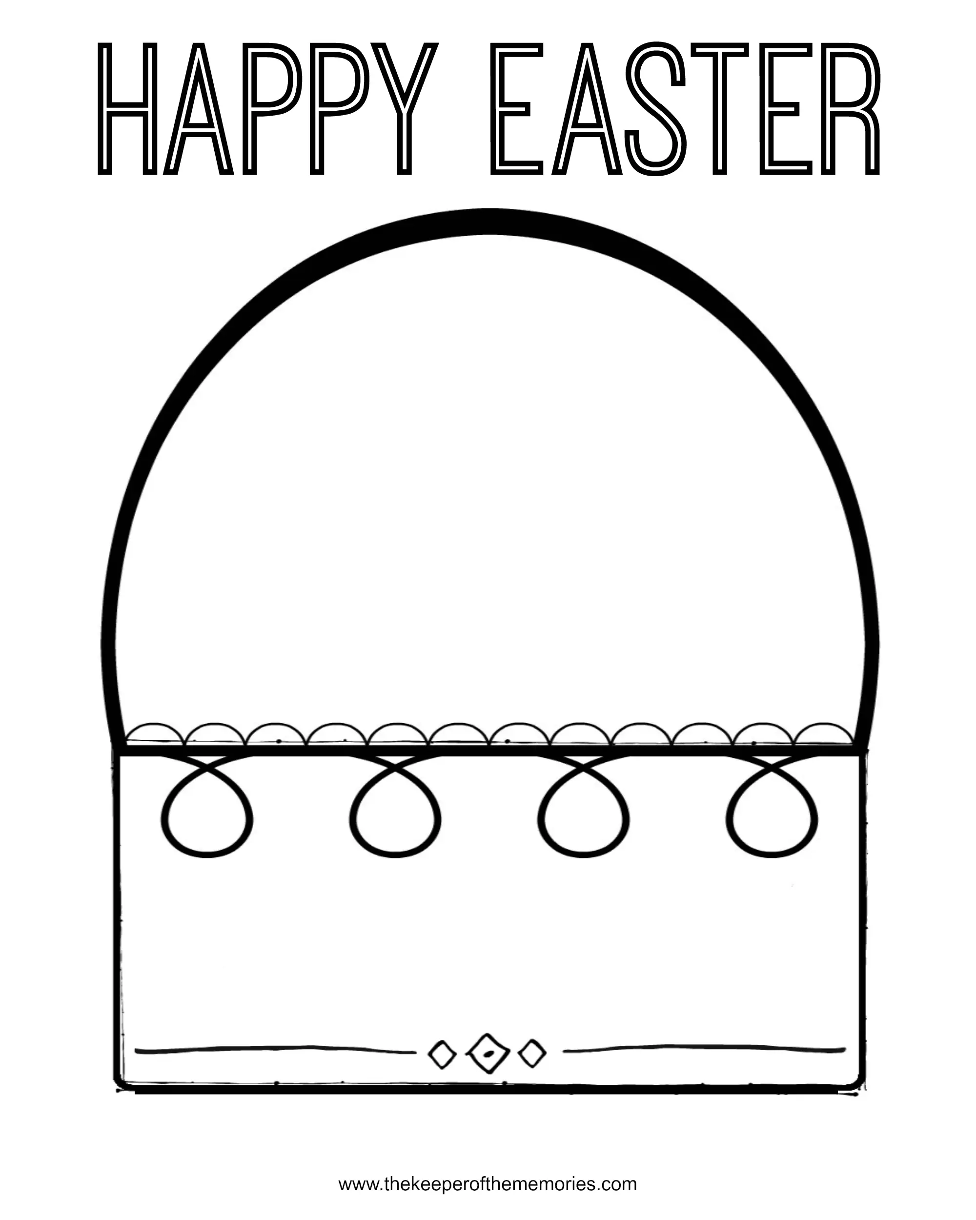 Free Printable Easter Coloring Pages For Preschoolers The Keeper Of The Memories Free Printable Easter Coloring Pages For Preschoolers The Keeper Of The Memories