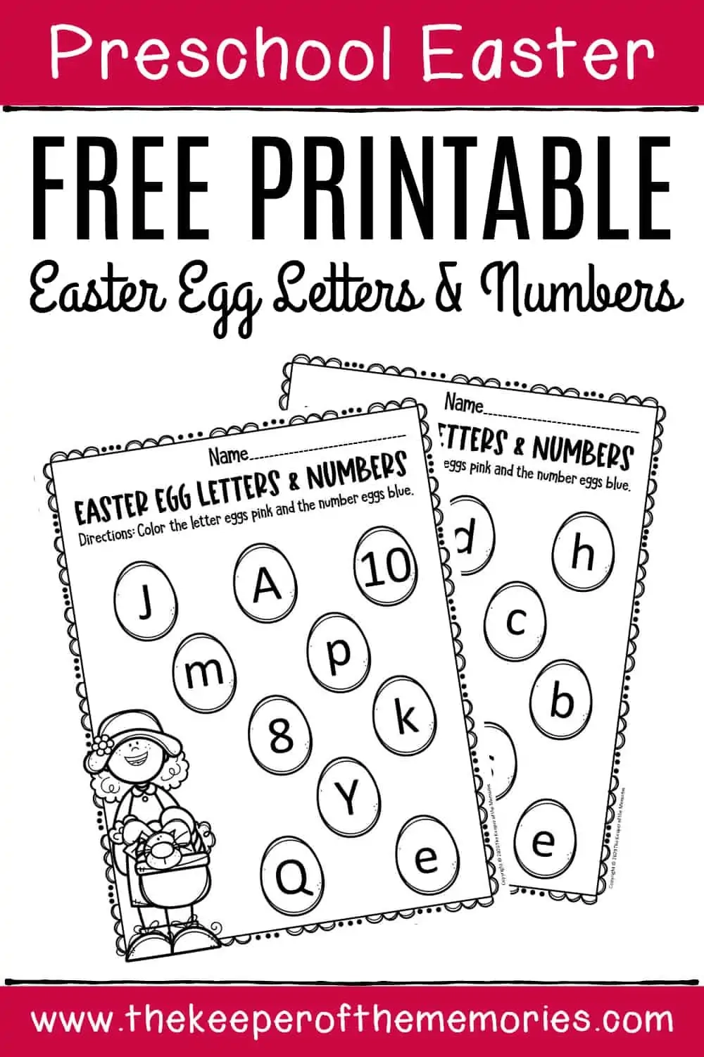 Free Printable Easter Eggs Math Literacy Activity The Keeper Of The Memories Free Printable Easter Eggs Math Literacy Activity The Keeper Of The Memories