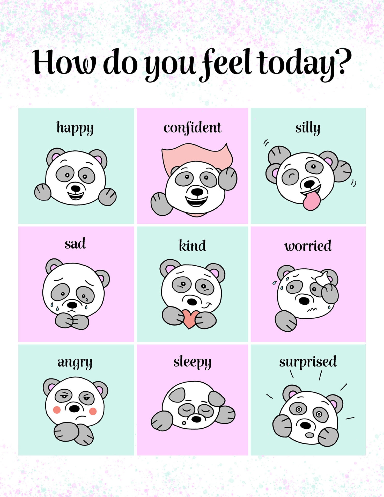 Free Printable Feelings Chart For Kids The Hollydog Blog Free Printable Feelings Chart For Kids The Hollydog Blog