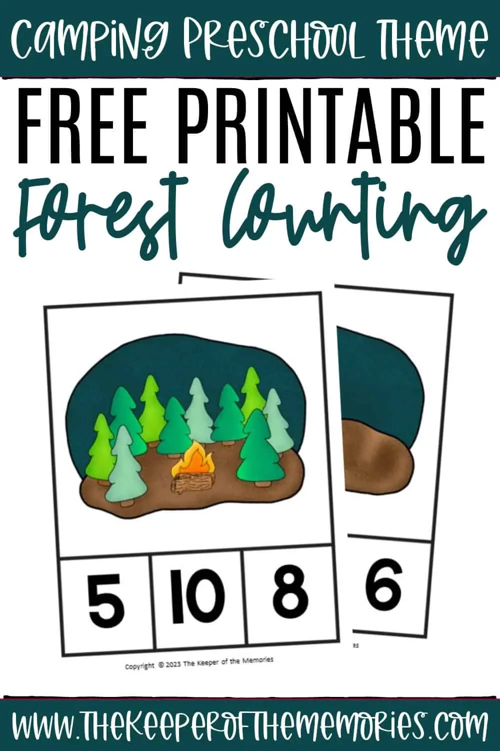 Free Printable Forest Counting The Keeper Of The Memories Free Printable Forest Counting The Keeper Of The Memories