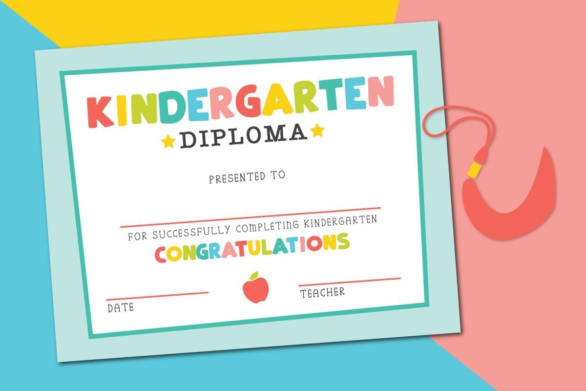 Free Printable Graduation Diploma Preschool Through 6th Grade
