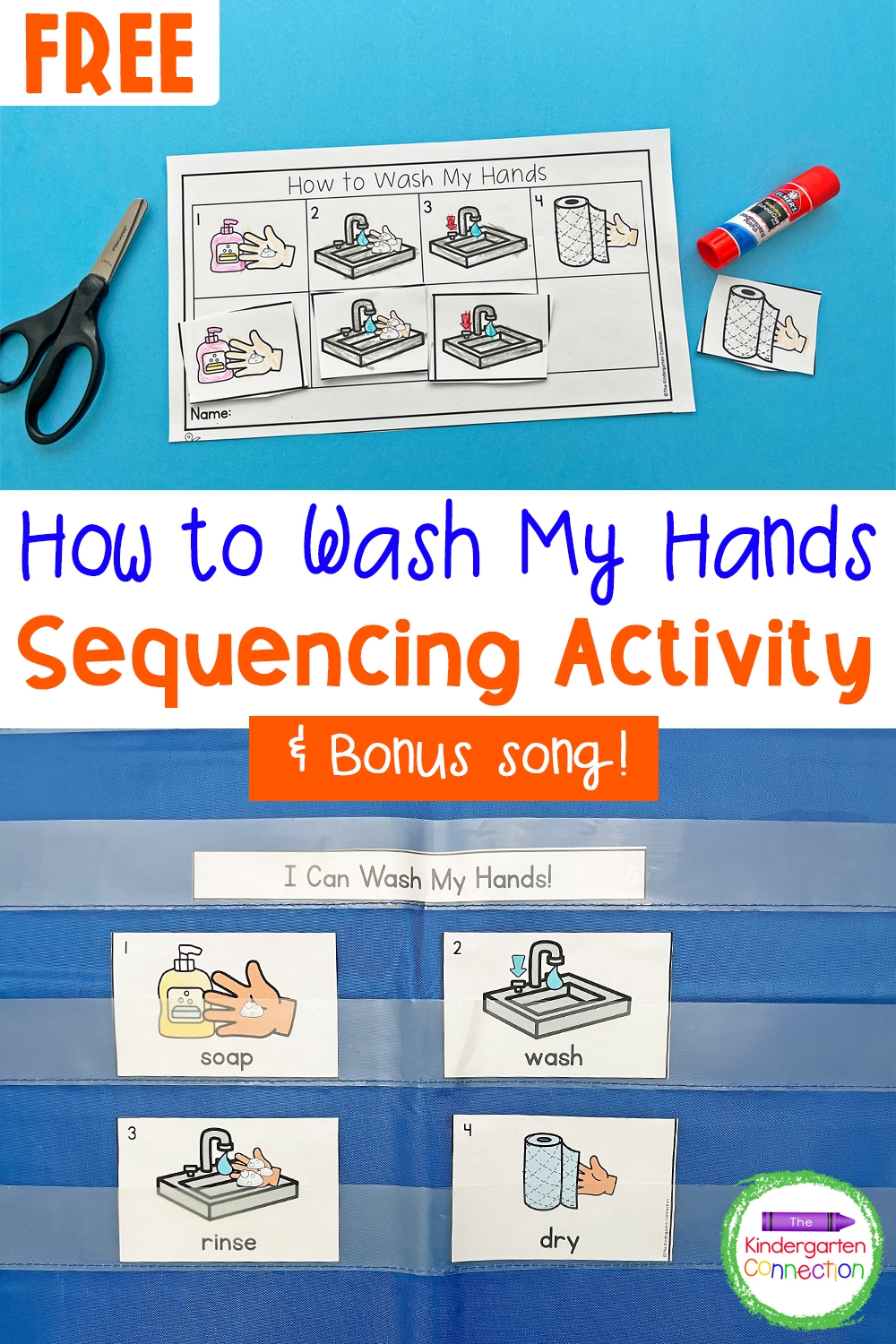 FREE Printable Handwashing Sequencing Activity