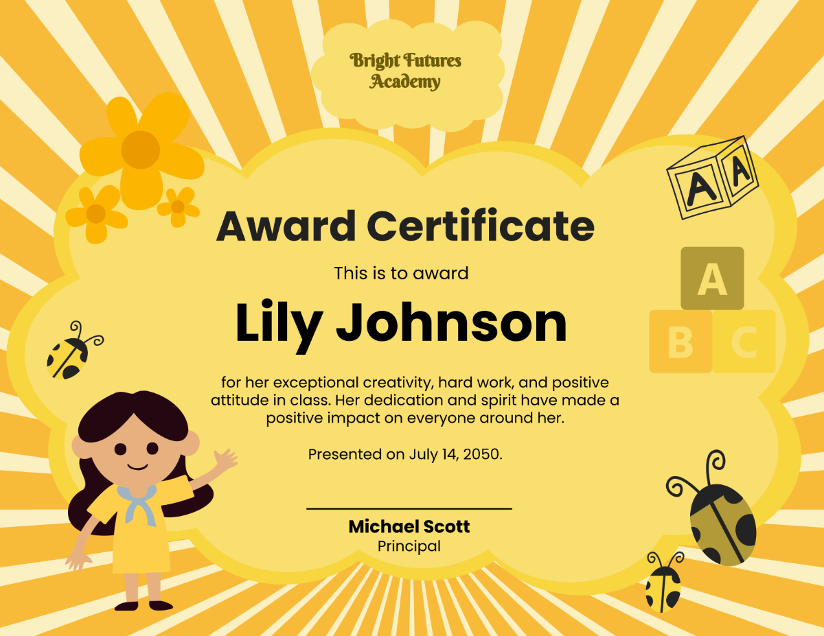 Free Printable Kids Certificate Templates To Customize Online