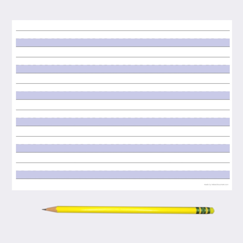 Free Printable Kindergarten Writing Paper Industriousmom Free Printable Kindergarten Writing Paper Industriousmom