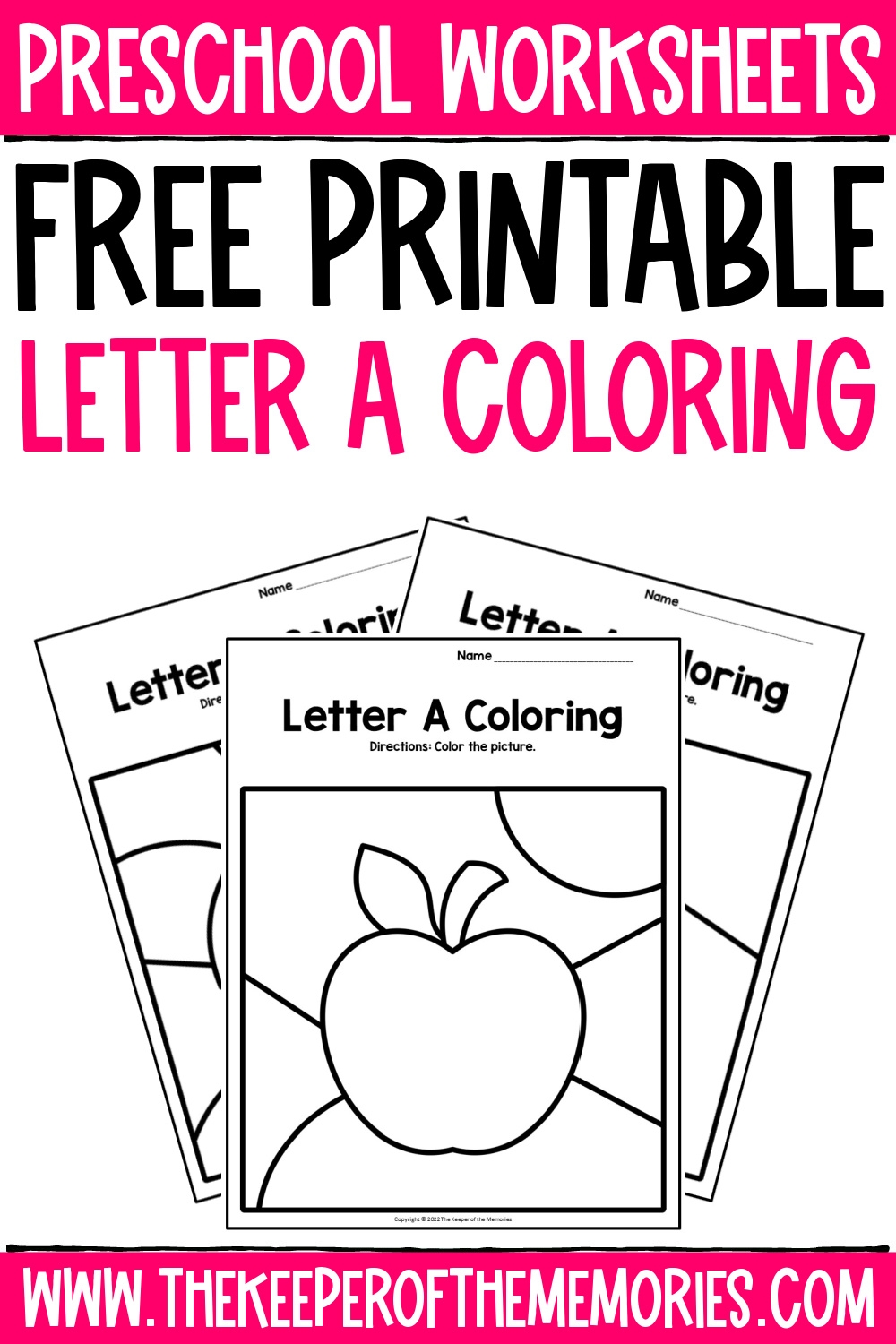 Free Printable Letter A Coloring Pages The Keeper Of The Memories Free Printable Letter A Coloring Pages The Keeper Of The Memories