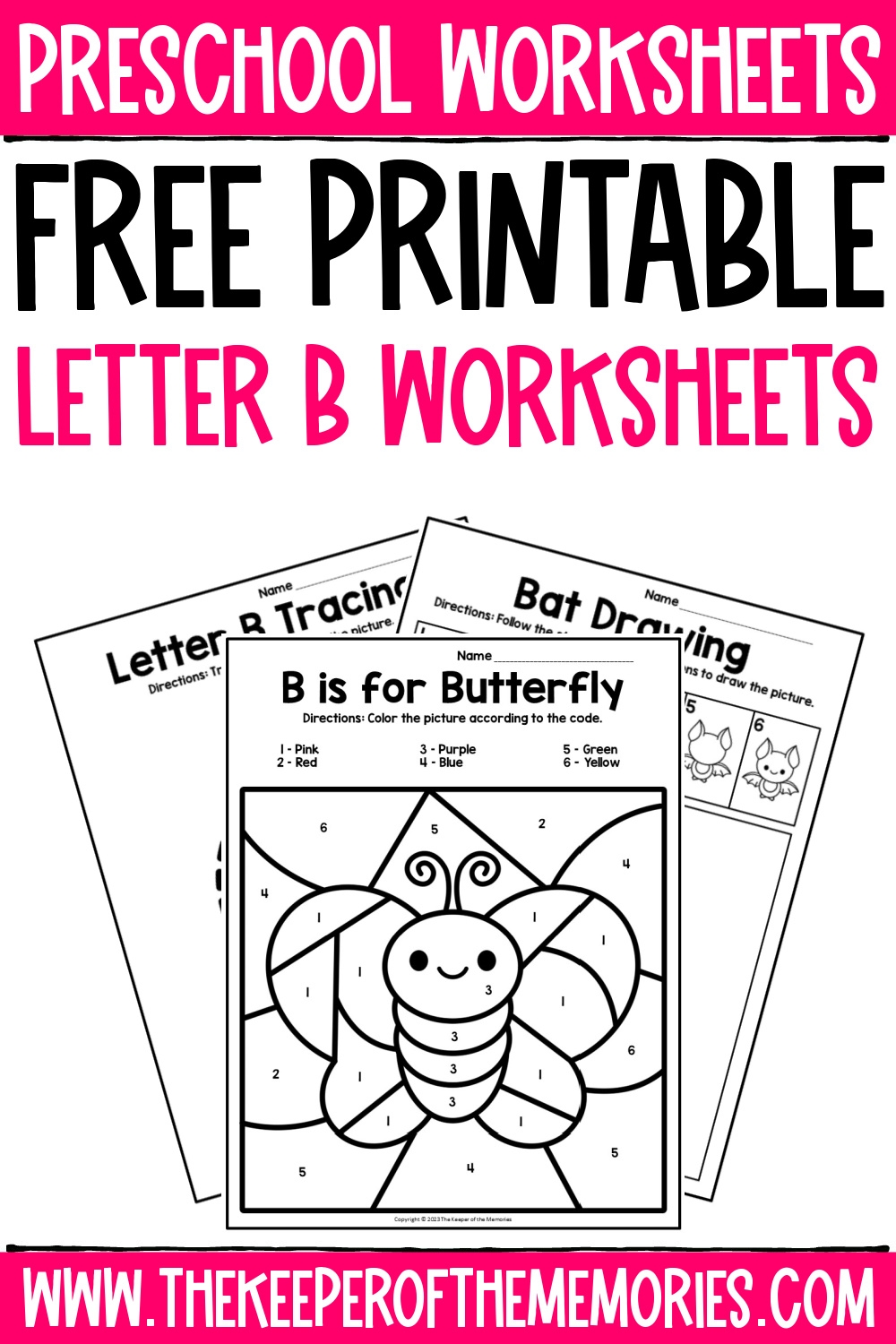 Free Printable Letter B Worksheets The Keeper Of The Memories Free Printable Letter B Worksheets The Keeper Of The Memories