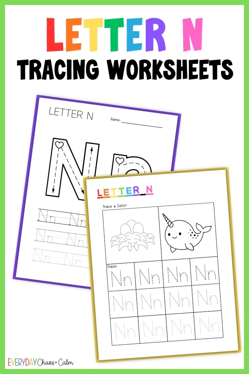 Free Printable Letter Tracing Worksheets