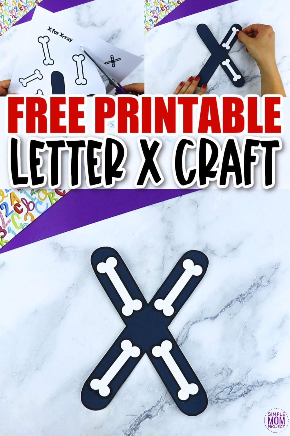 Free Printable Letter X X Ray Craft For Kids Teachers Simple Mom Project
