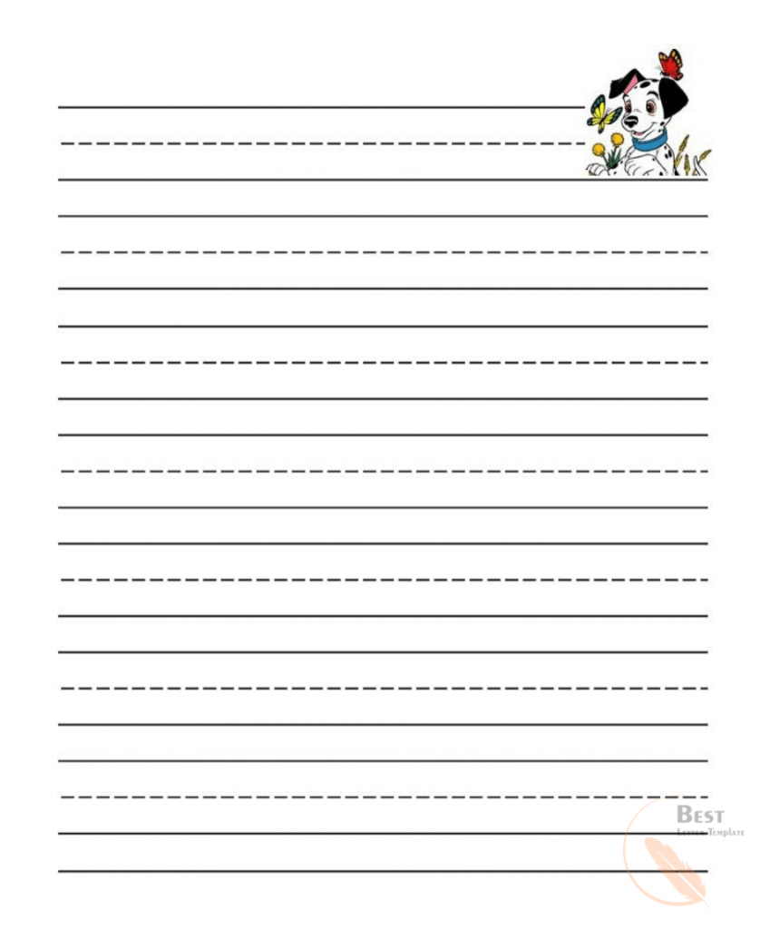 Free Printable Lined Paper Templates For Kids In PDF
