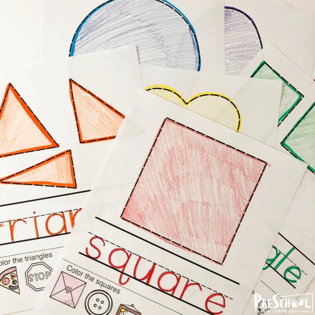 FREE Printable My Shape Book Pdf For Preschoolers