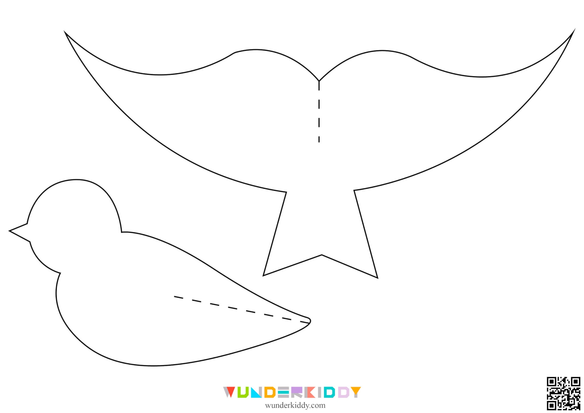 Free Printable Paper Craft Birds Template DIY For Kids Free Printable Paper Craft Birds Template DIY For Kids
