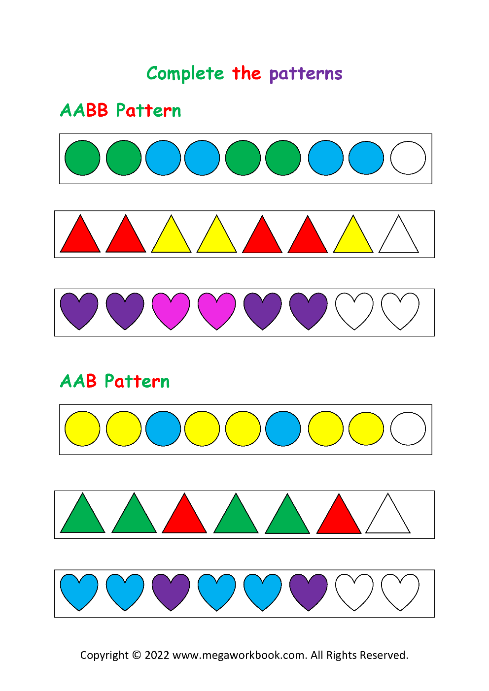 Free Printable Pattern Worksheets For Preschool The Hollydog Blog Worksheets Library Free Printable Pattern Worksheets For Preschool The Hollydog Blog Worksheets Library