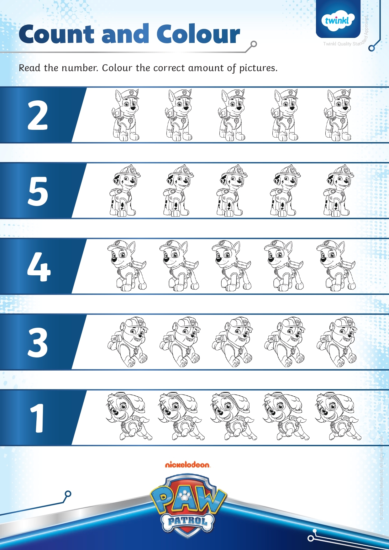 Free Printable PAW Patrol Activity Sheets For Kids Free Printable PAW Patrol Activity Sheets For Kids