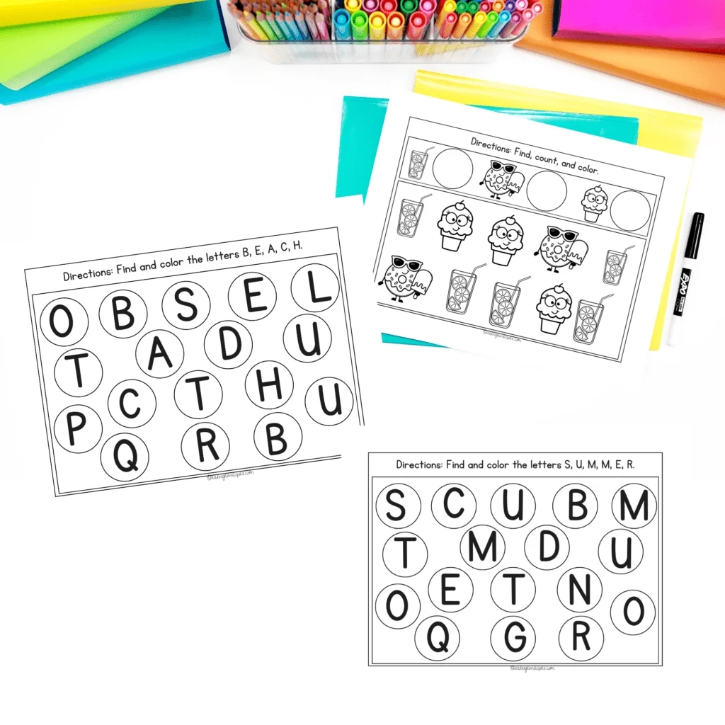 Free Printable Preschool Summer Fun Worksheets Learn Grow Aspire Free Printable Preschool Summer Fun Worksheets Learn Grow Aspire
