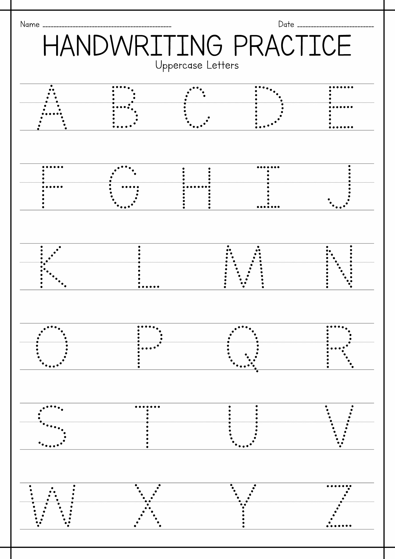 Free Printable Preschool Writing Numbers Worksheets