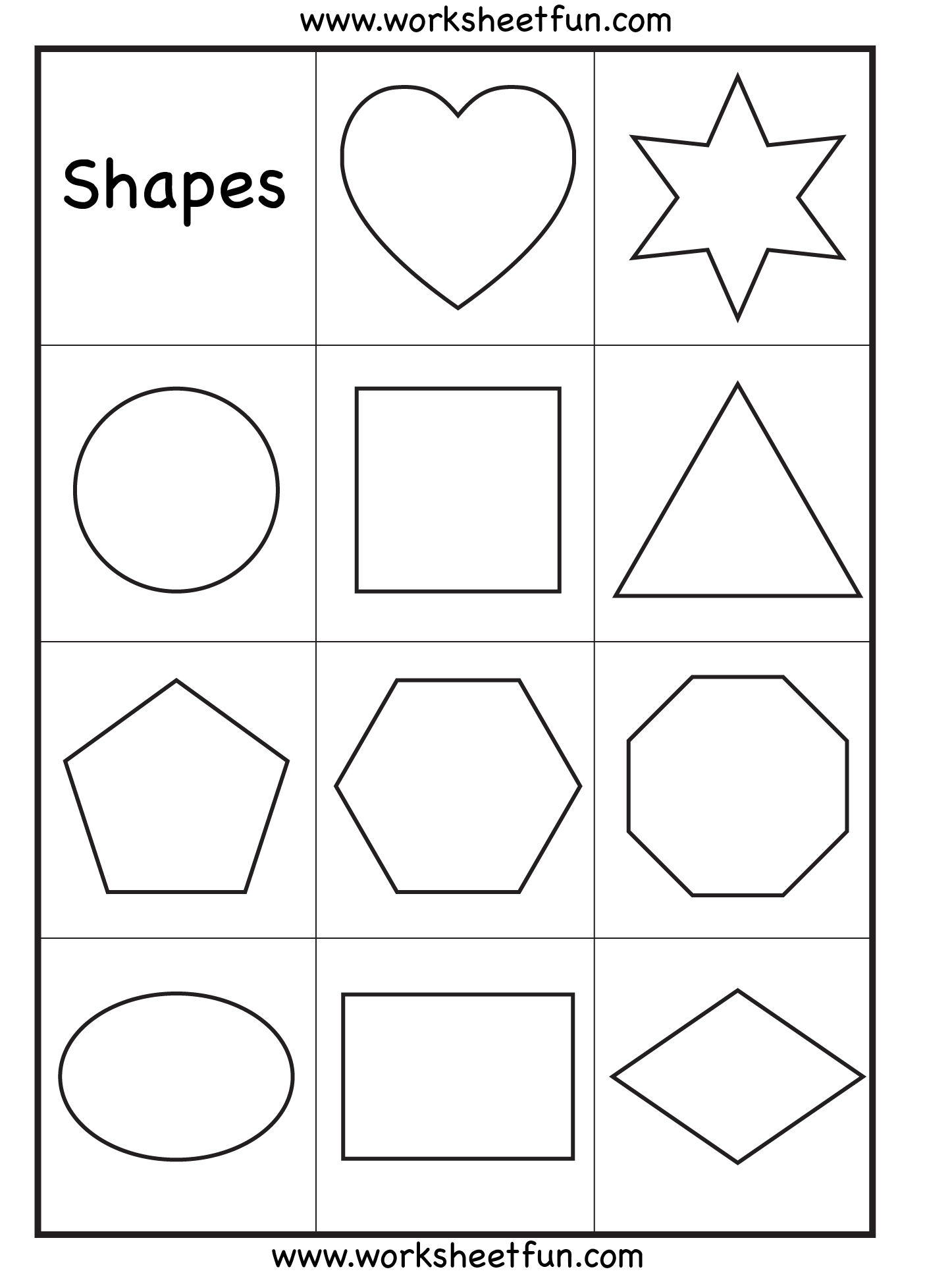 Free Printable Shapes Worksheets For Preschool amp Kindergarten Kids Worksheets Library Free Printable Shapes Worksheets For Preschool amp Kindergarten Kids Worksheets Library