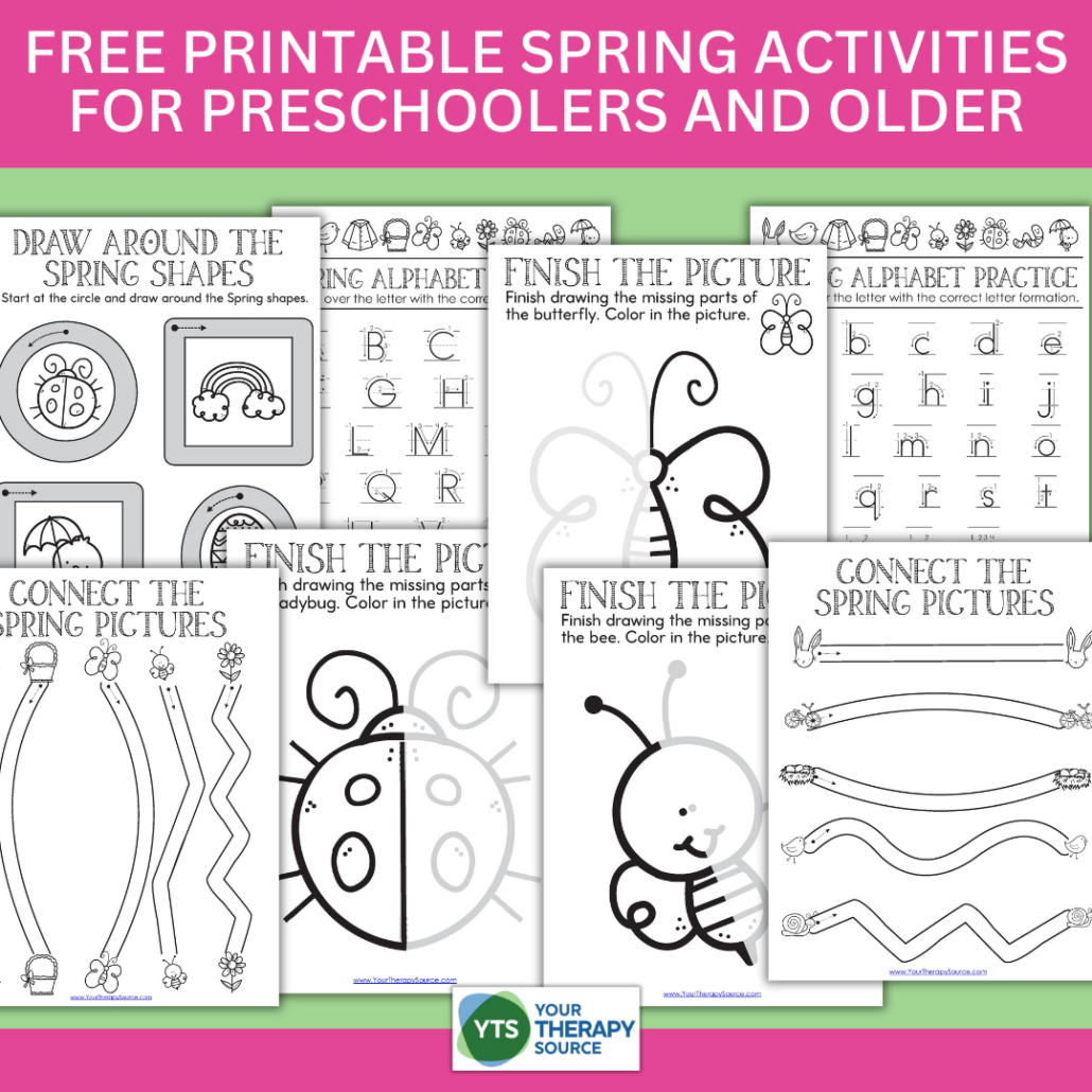 Free Printable Spring Activities For Preschoolers And Older Your Therapy Source Free Printable Spring Activities For Preschoolers And Older Your Therapy Source