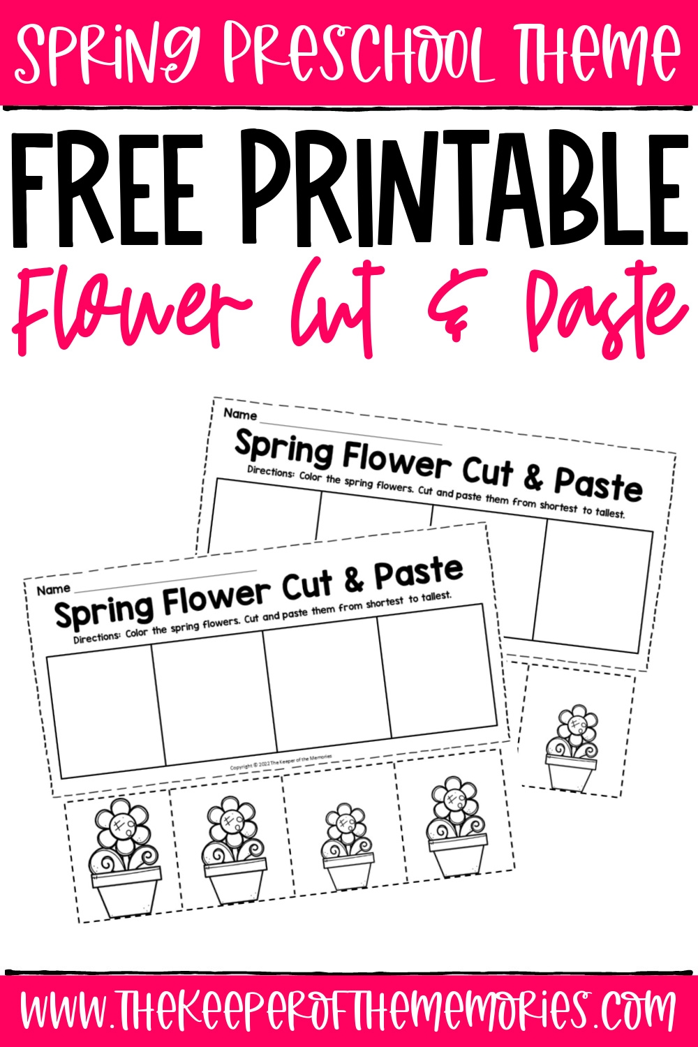 Free Printable Spring Cut And Paste Worksheets The Keeper Of The Memories Free Printable Spring Cut And Paste Worksheets The Keeper Of The Memories