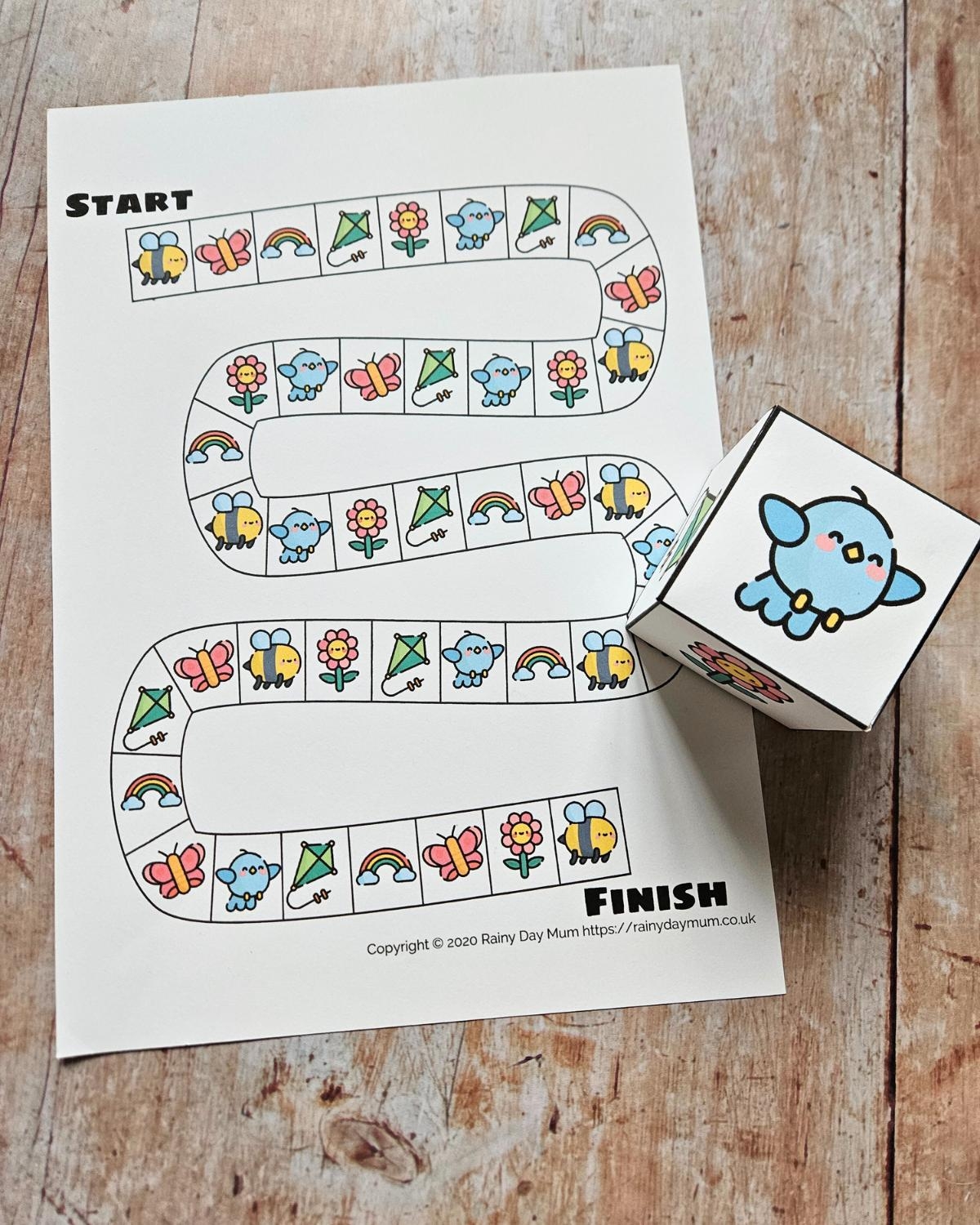FREE Printable Spring Game For Toddlers And Preschoolers FREE Printable Spring Game For Toddlers And Preschoolers