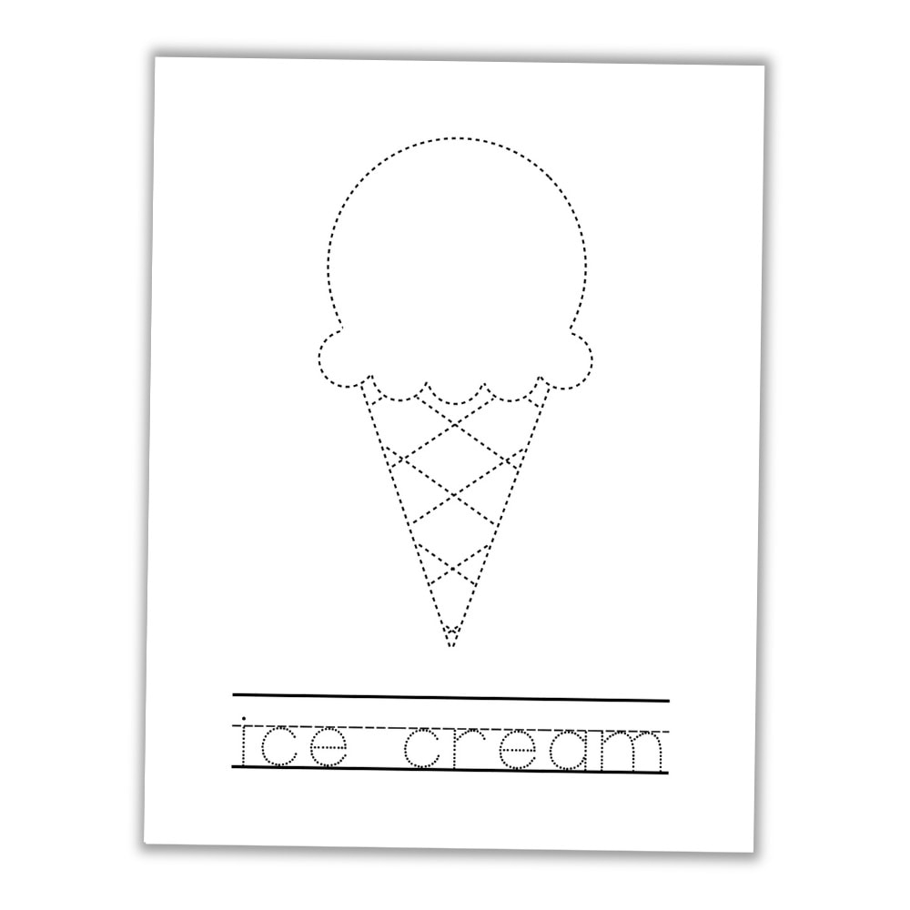 Free Printable Summer Tracing Worksheets For Preschool The Craft at Home Family