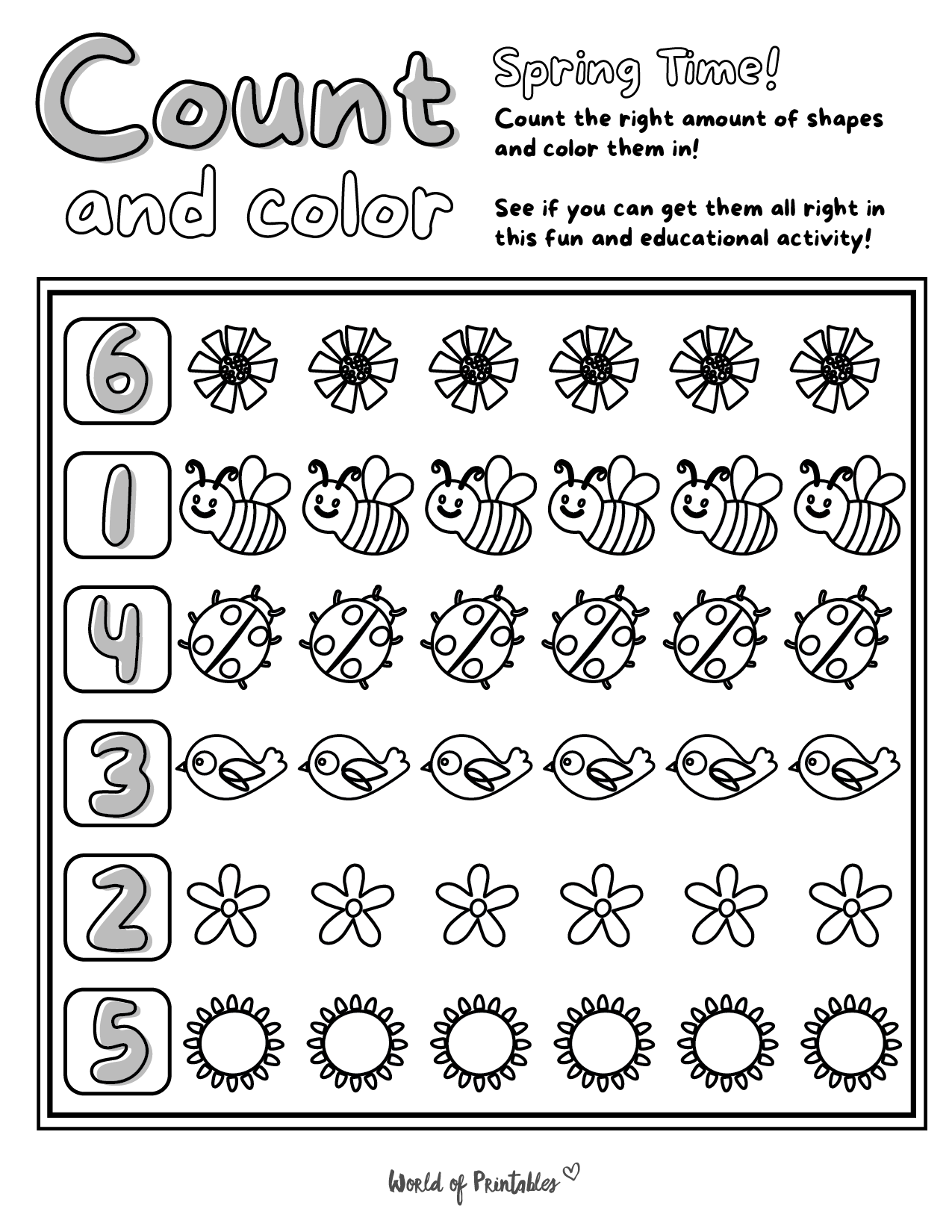 Free Printable Tracing Spring Preschool Worksheets The Keeper Of Worksheets Library