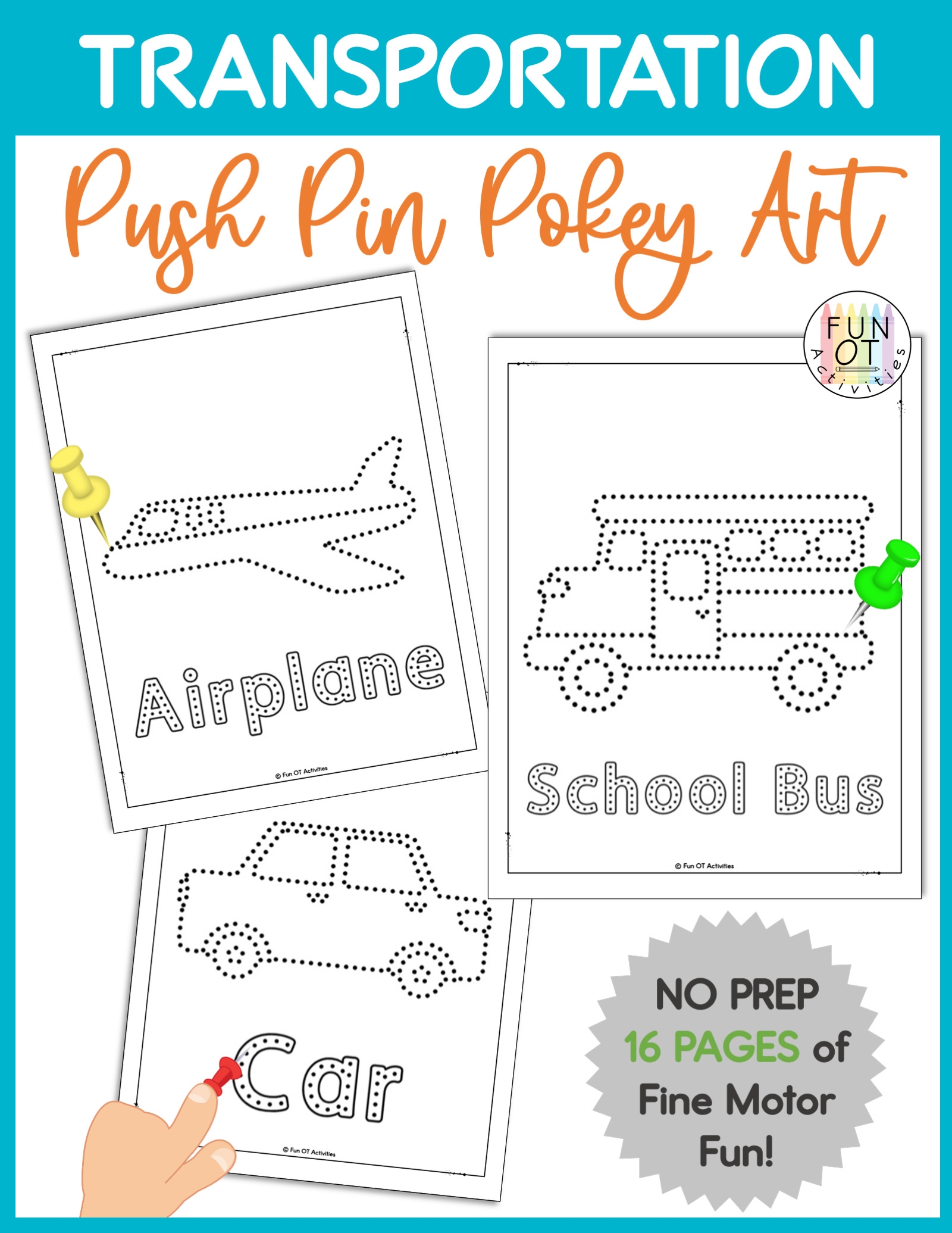 Free Printable Transportation Crafts Your Therapy Source