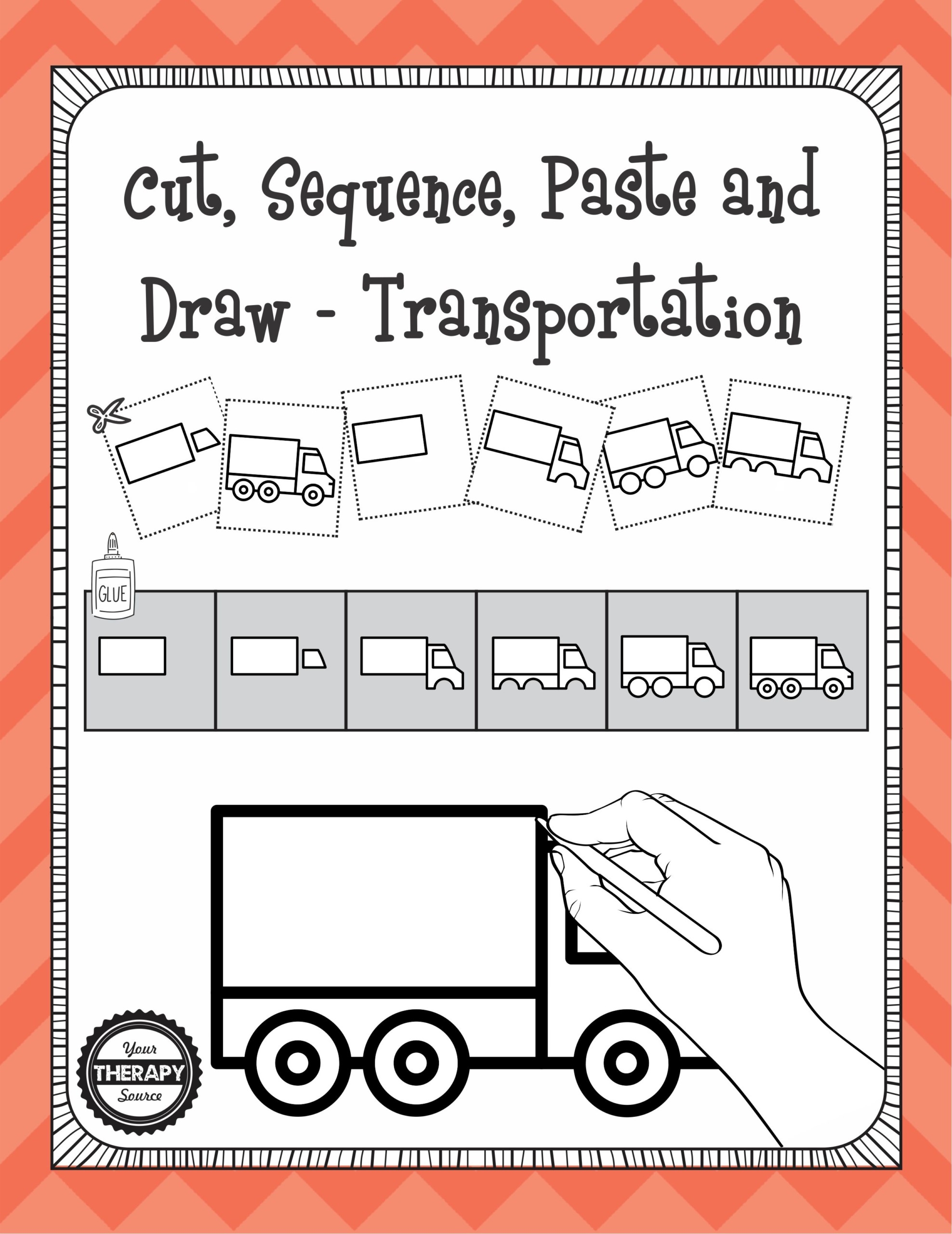 Free Printable Transportation Crafts Your Therapy Source