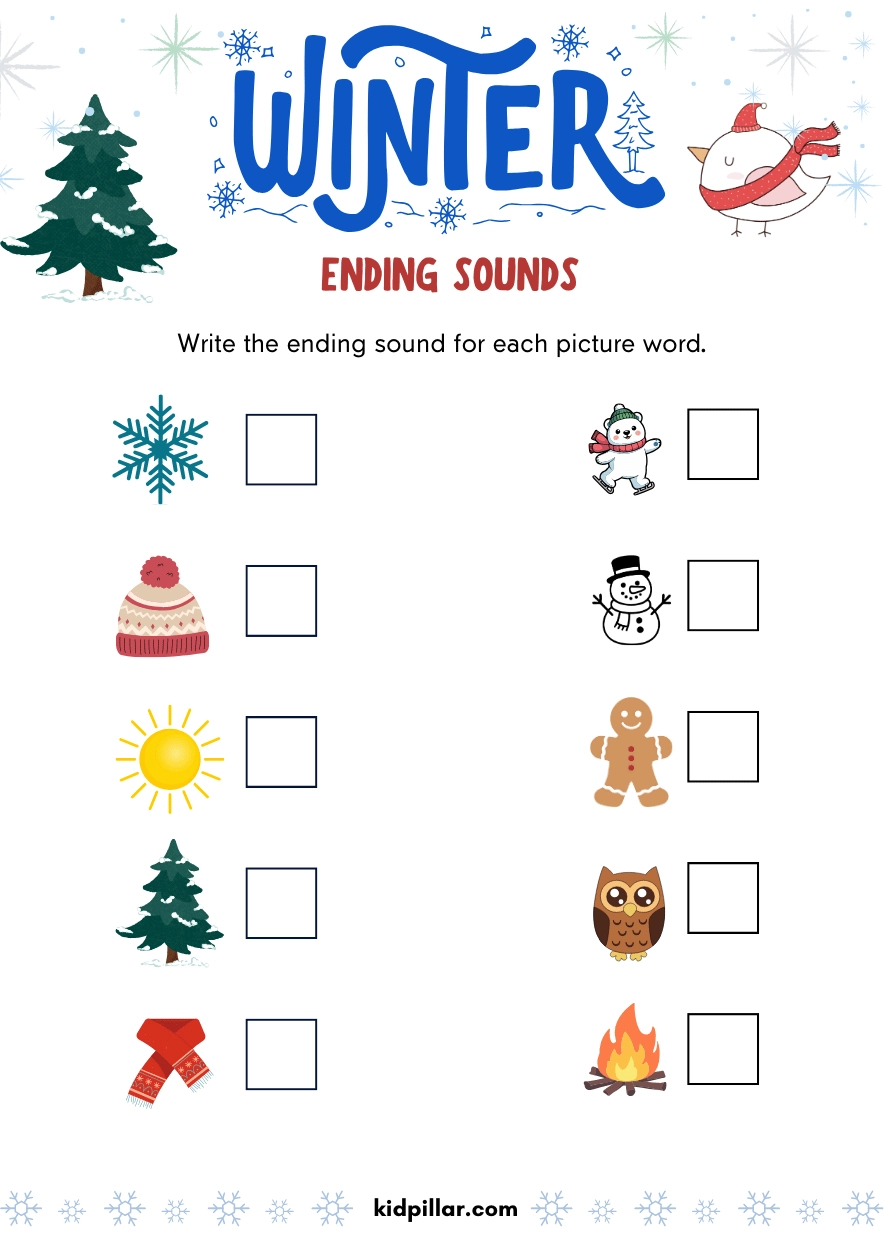 Free Printable Winter Activities For Toddlers Preschoolers