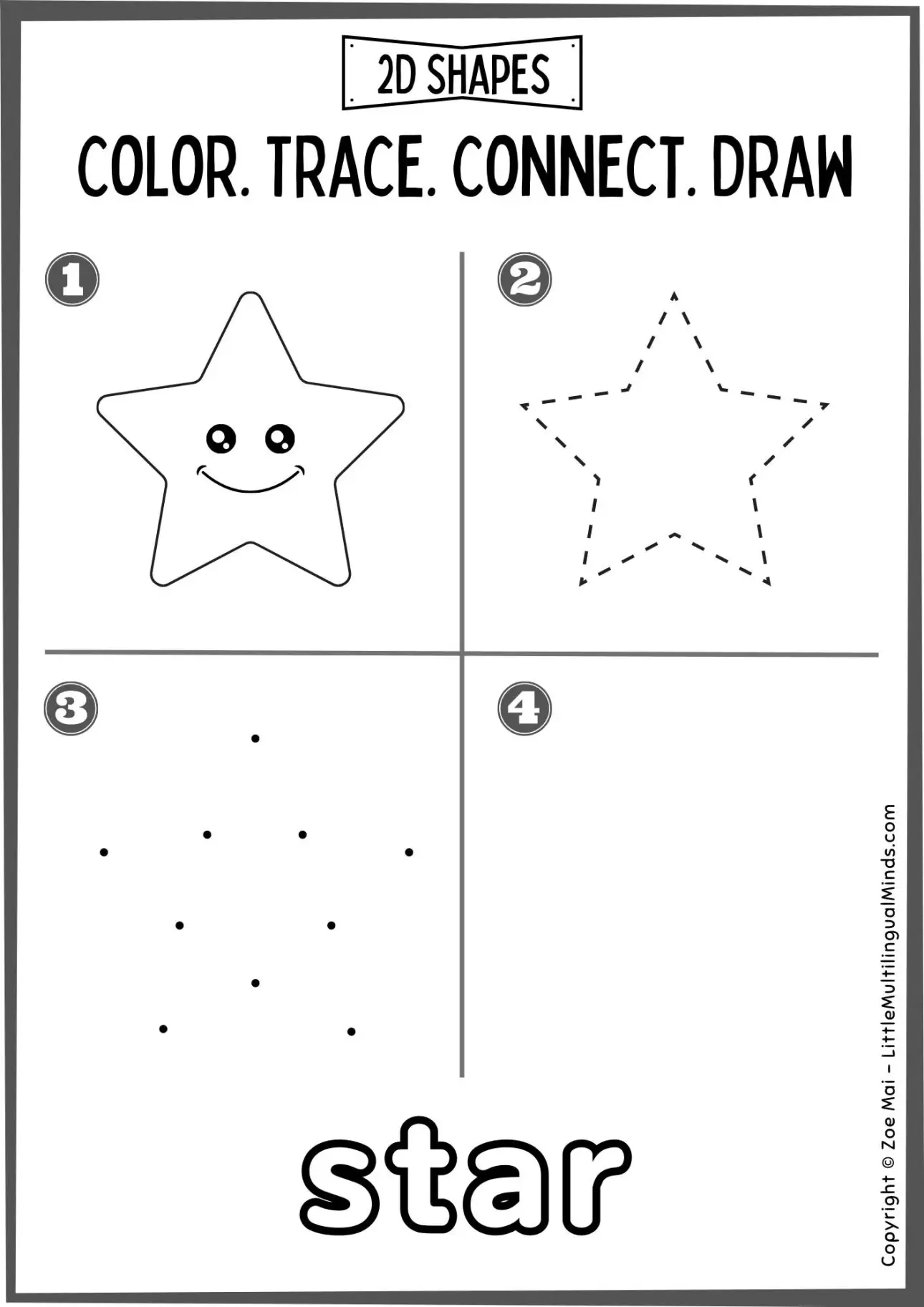 Free Shape Tracing Worksheets Preschool And Kindergarten Free Shape Tracing Worksheets Preschool And Kindergarten
