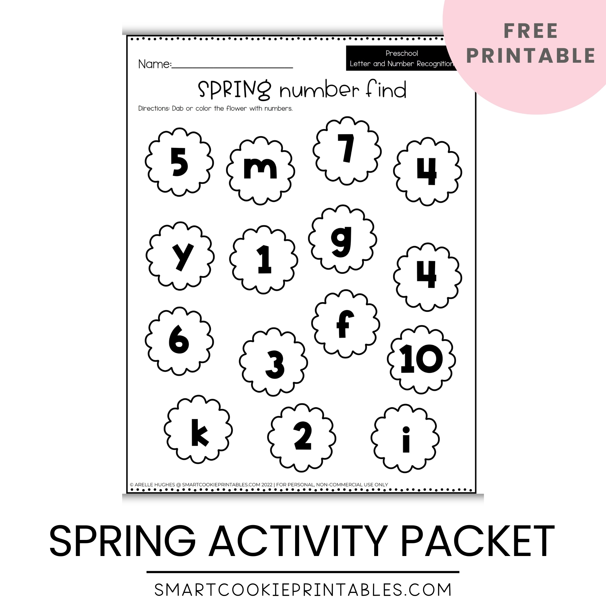 Free Spring Preschool Worksheets Printables Pack Smart Cookie Printables Free Spring Preschool Worksheets Printables Pack Smart Cookie Printables