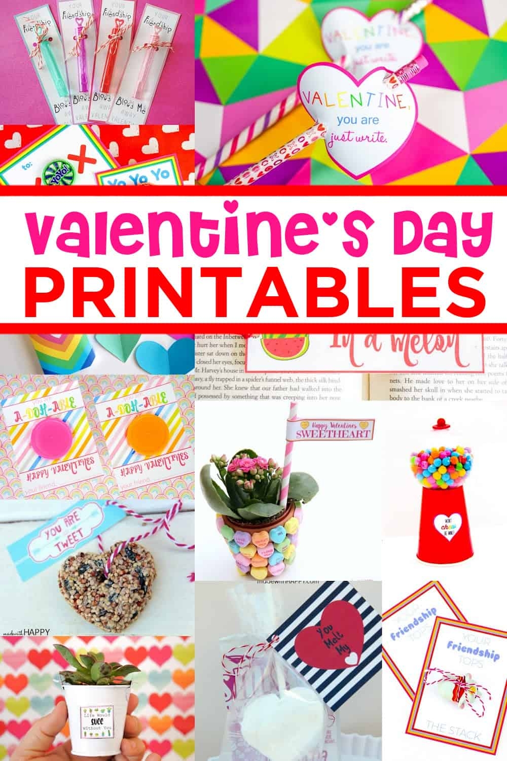 Free Valentine s Day Printables For Kids Made With HAPPY