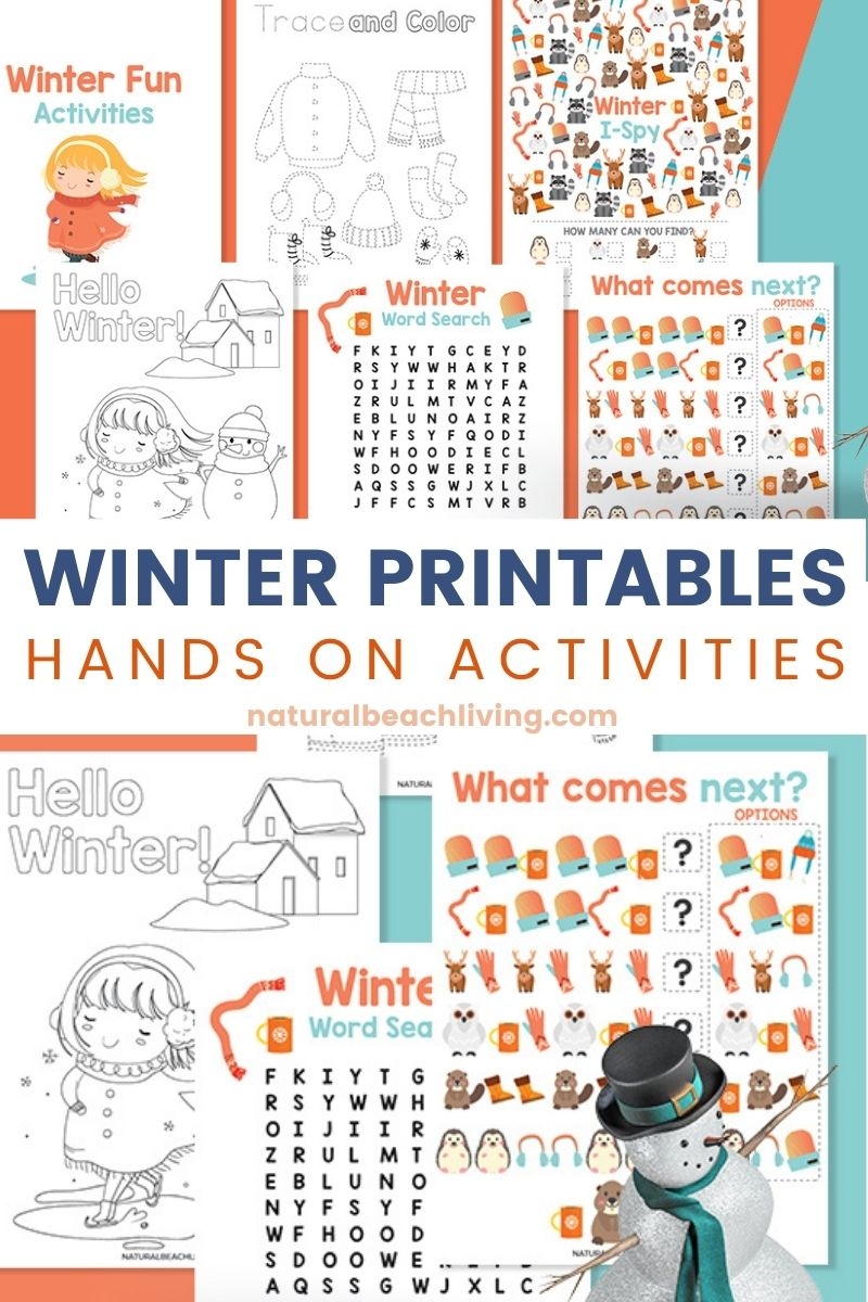 Free Winter Printables For Preschool And Kindergarten Natural Beach Living Free Winter Printables For Preschool And Kindergarten Natural Beach Living