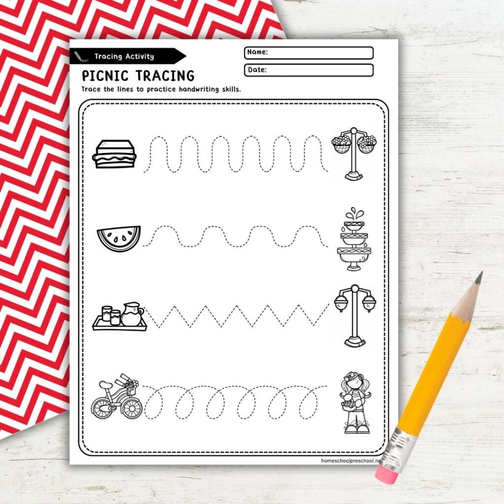 Fun Educational Picnic Worksheets For Preschool