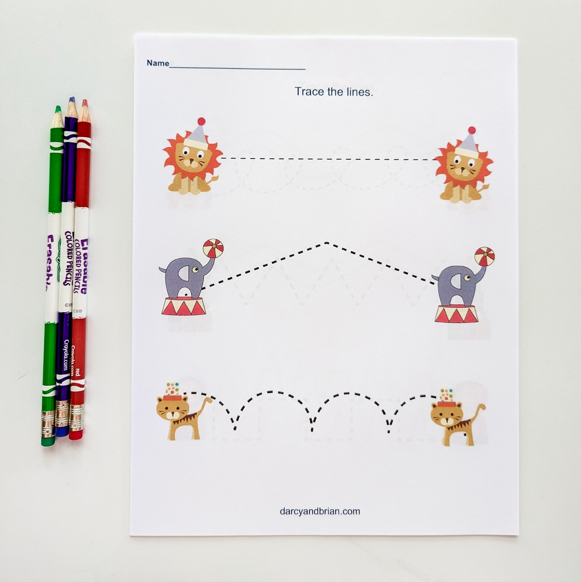 Fun Preschool Circus Theme Printables