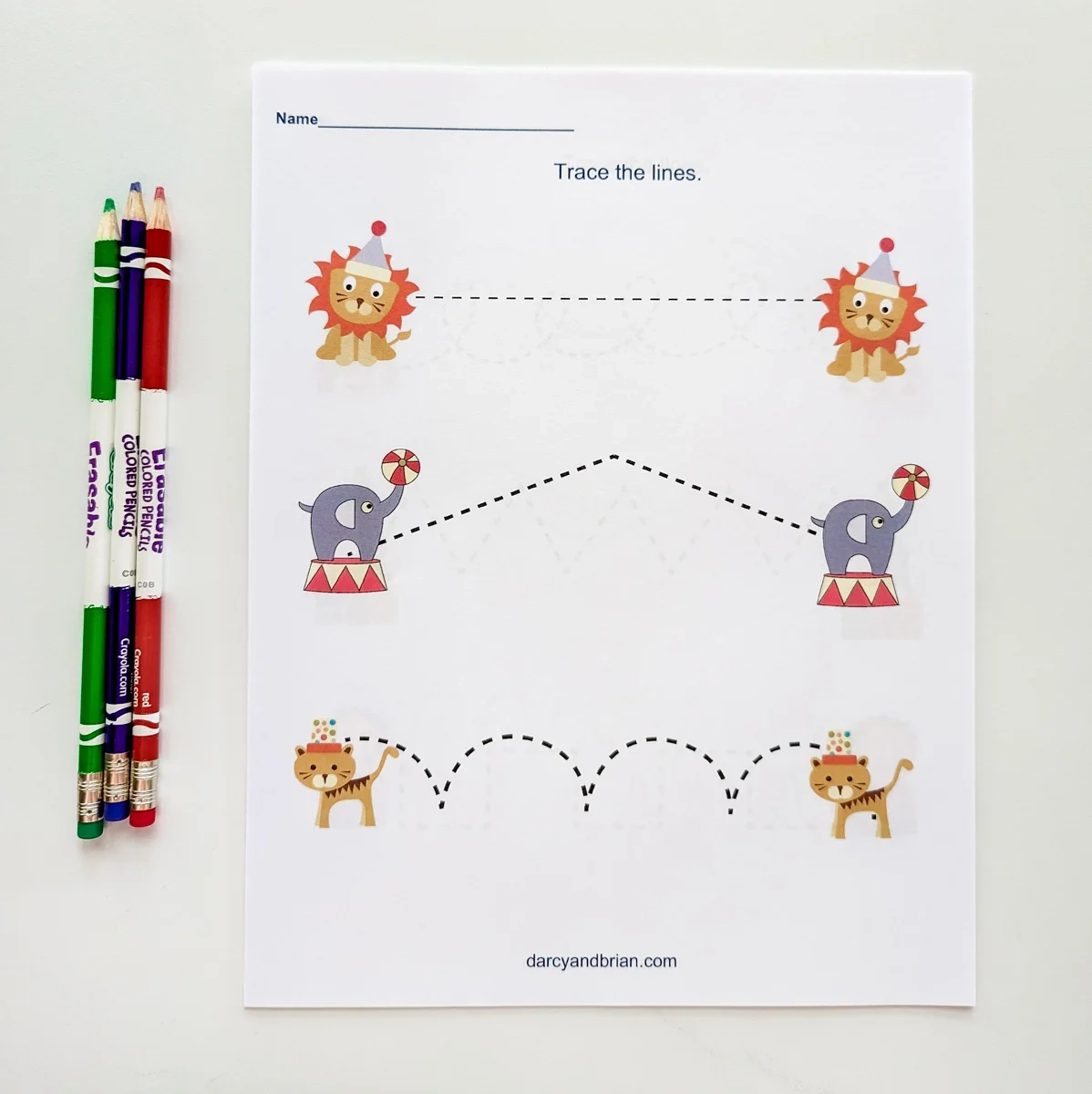 Fun Preschool Circus Theme Printables