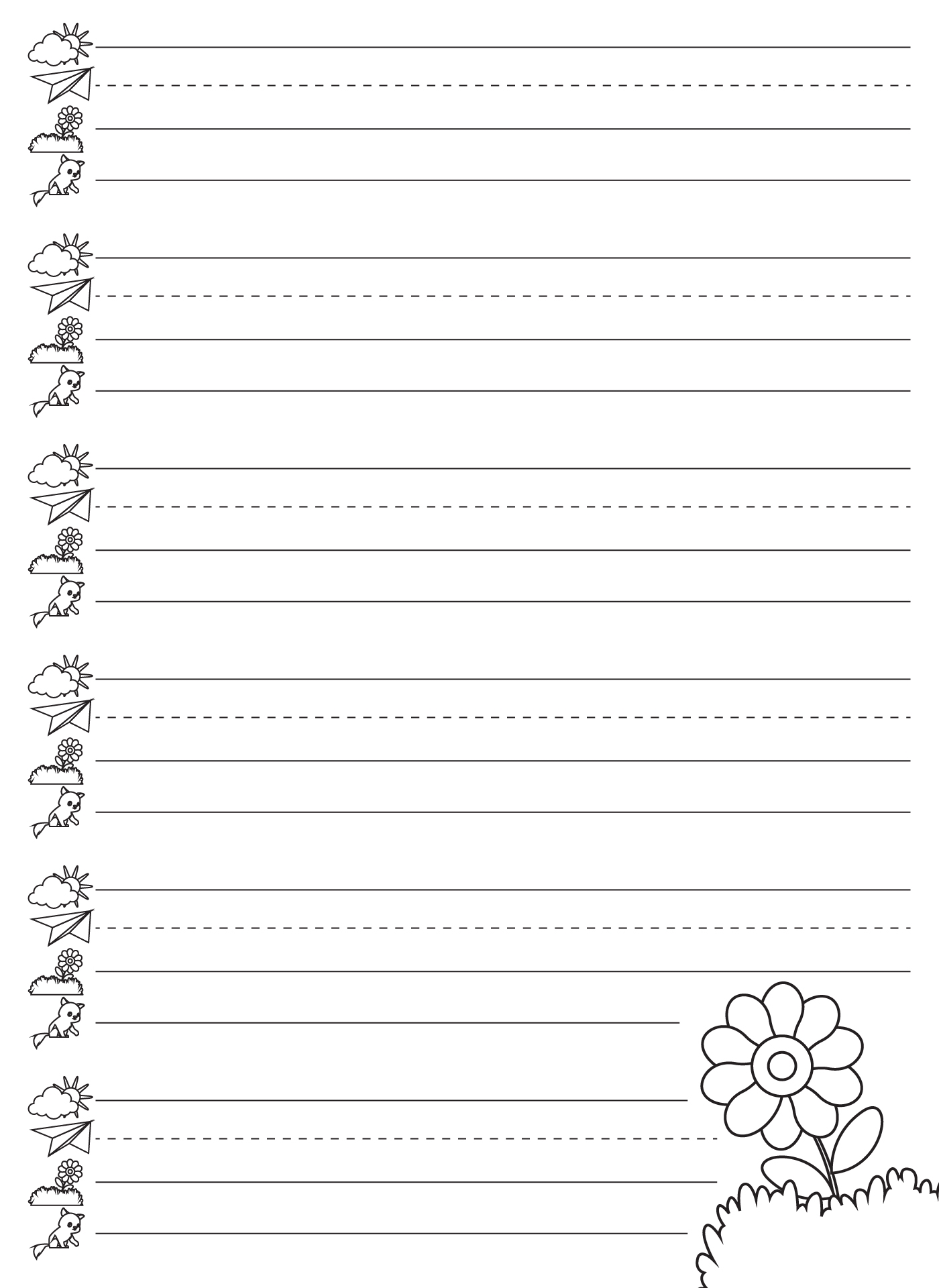 Fundations Lined Paper 10 Free PDF Printables Printablee