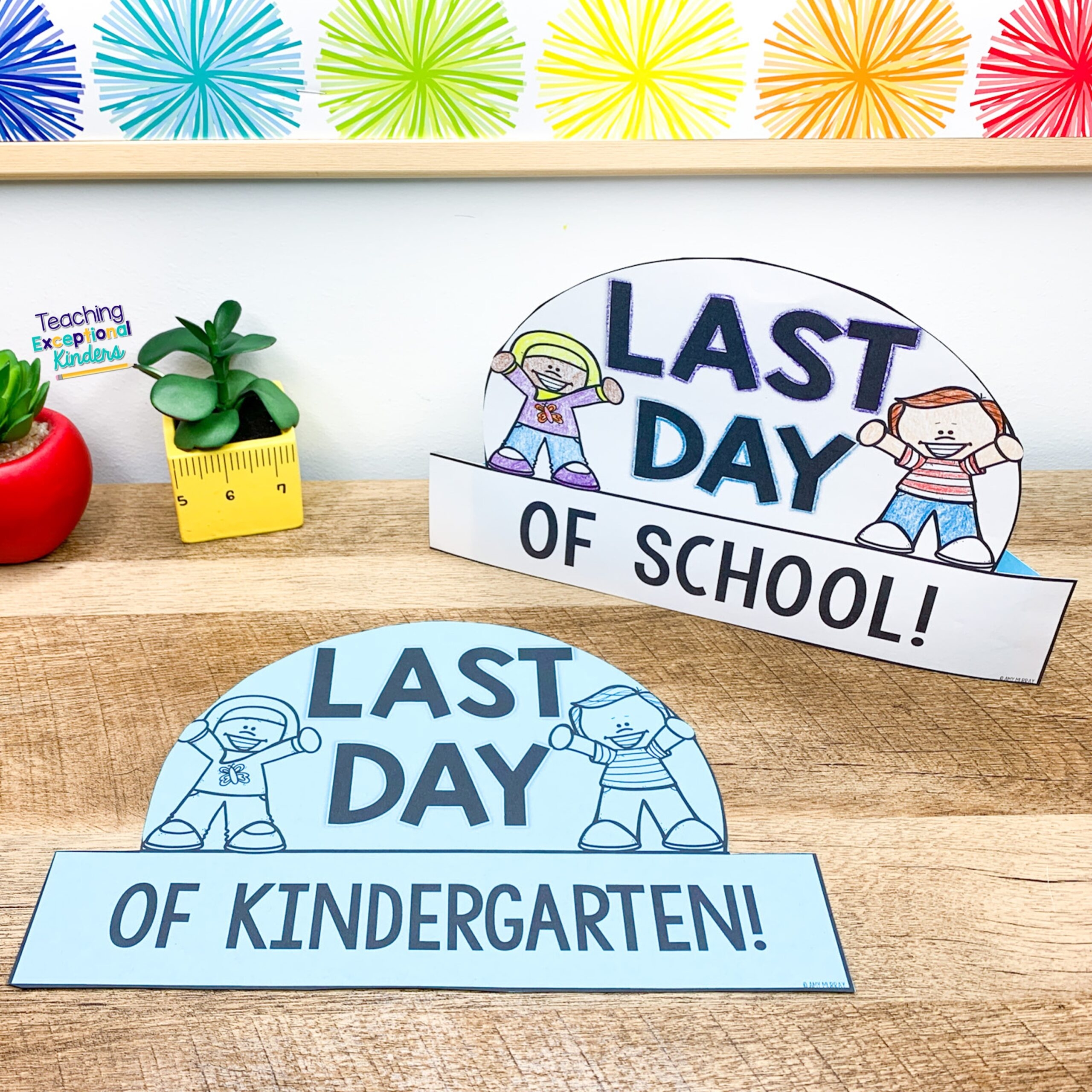 Get Your FREE Last Day Of School Hat Today Teaching Exceptional Kinders