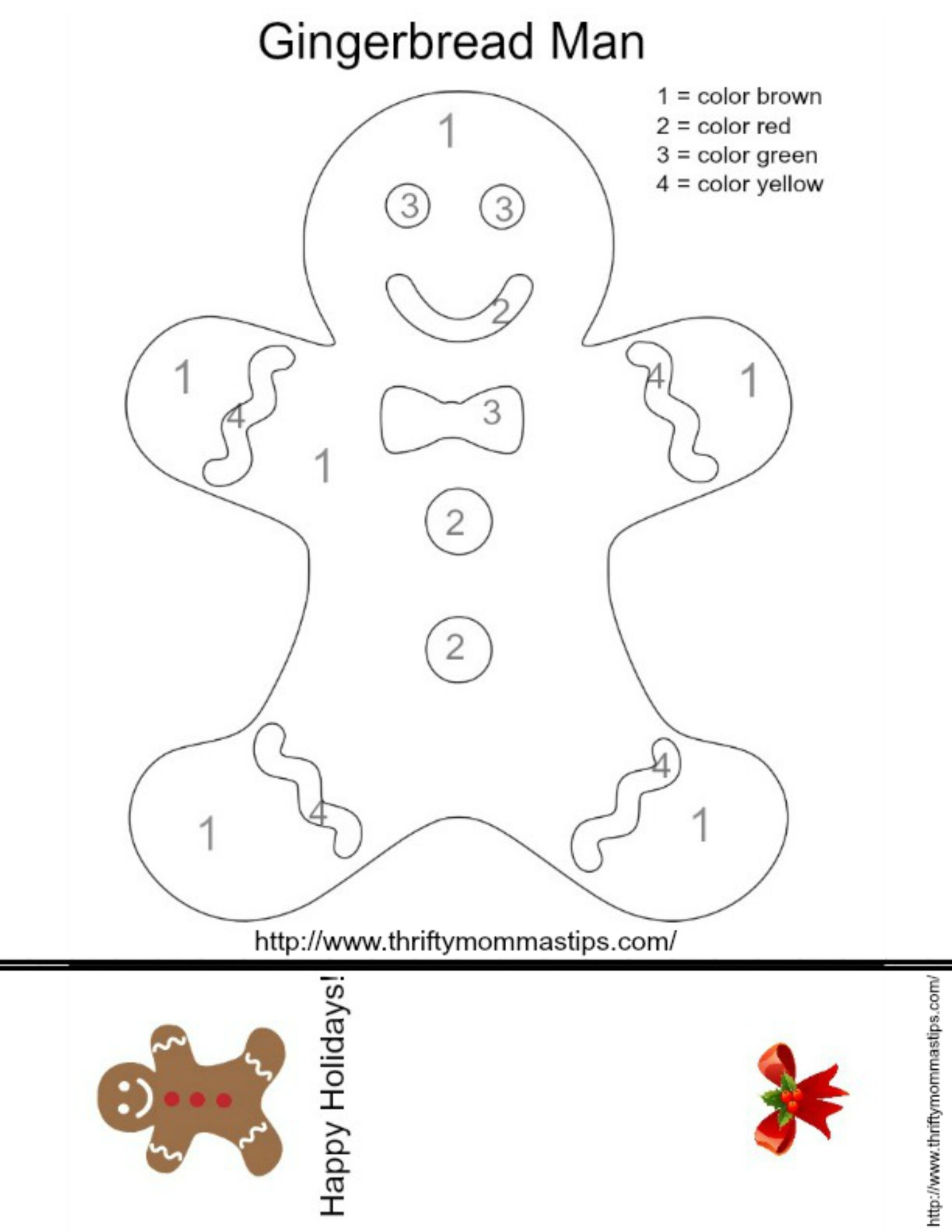 Gingerbread Man Colouring Page Activity Thrifty Momma s Tips Gingerbread Man Colouring Page Activity Thrifty Momma s Tips