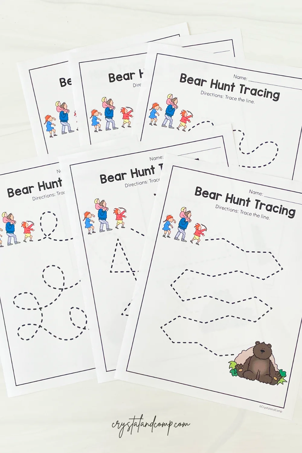 Going On A Bear Hunt Printables
