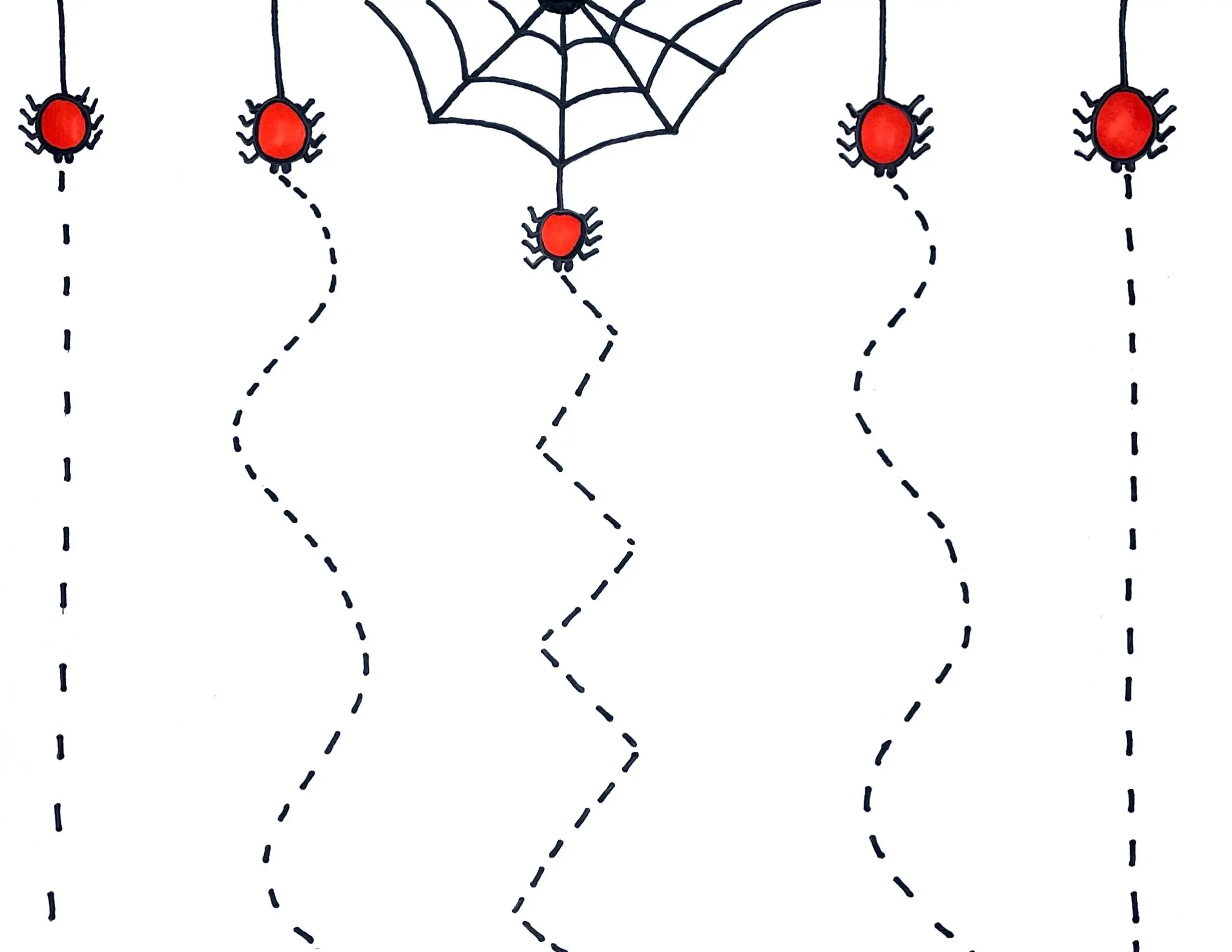 Halloween Cutting Worksheet Scissor Practice Toddler Preschool Etsy
