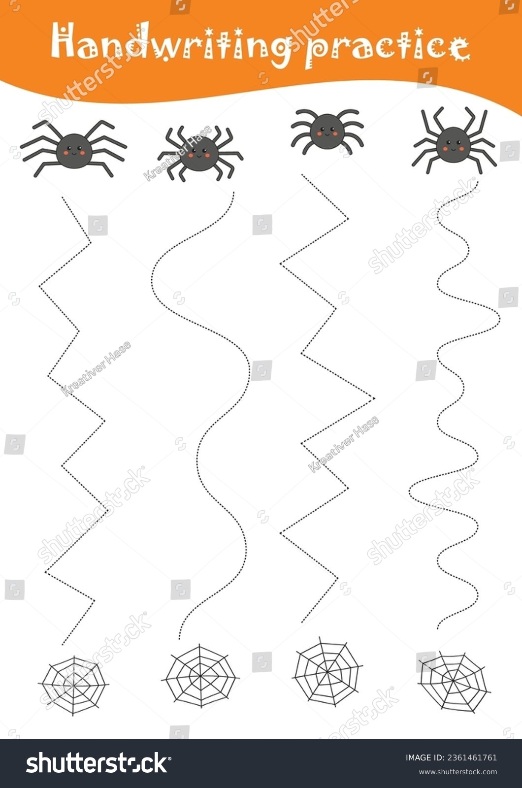 Halloween Preschool Worksheets Printable Tracing Handwriting Stock Vector Royalty Free 2361461761 Shutterstock Halloween Preschool Worksheets Printable Tracing Handwriting Stock Vector Royalty Free 2361461761 Shutterstock