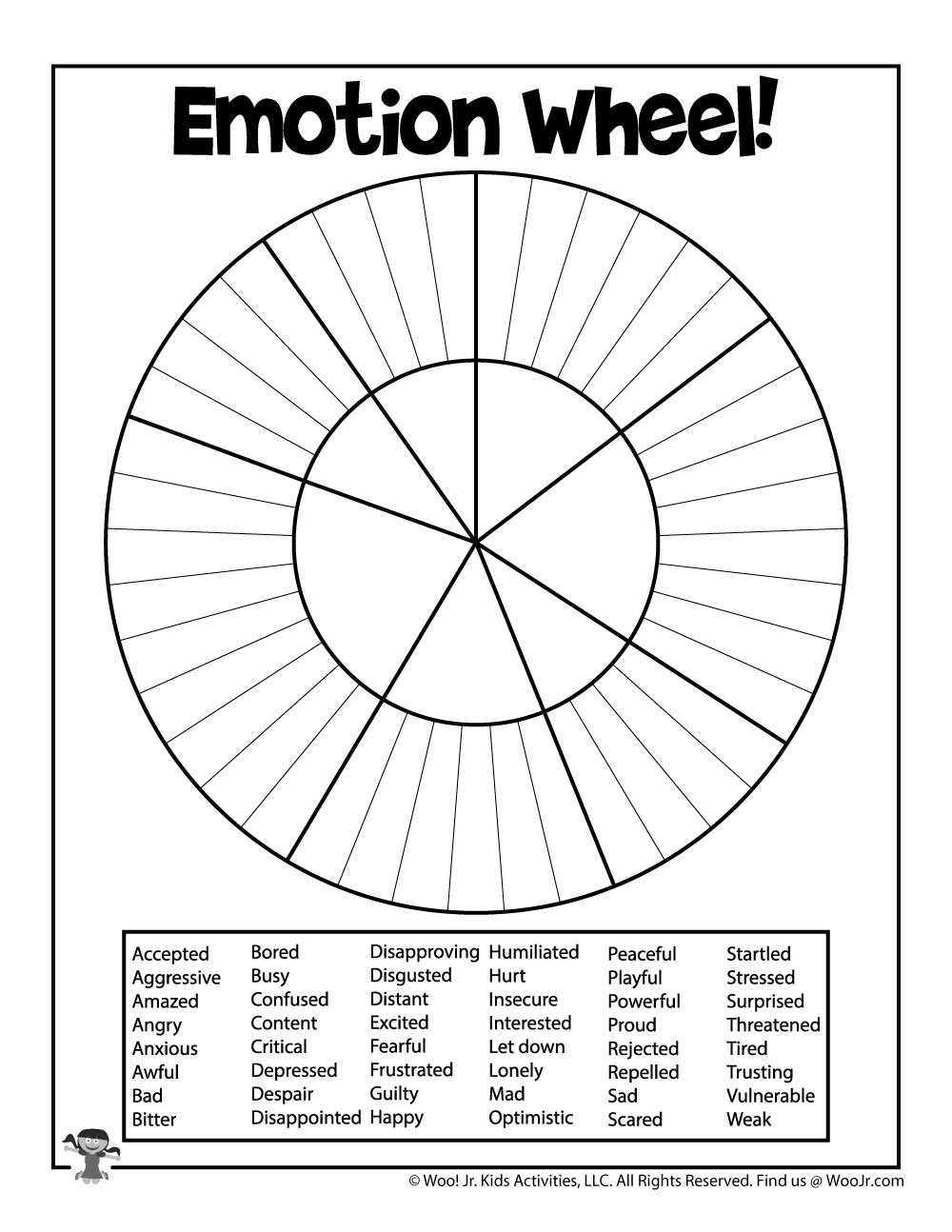 Helping Kids Identify Emotions Worksheets Woo Jr Kids Activities Children s Publishing