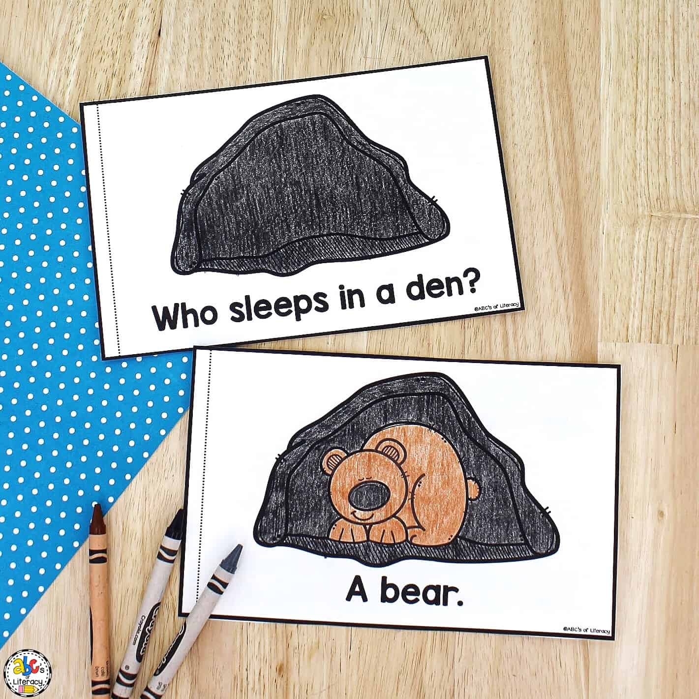 Hibernating Animals Printable Book Hibernating Animals Printable Book