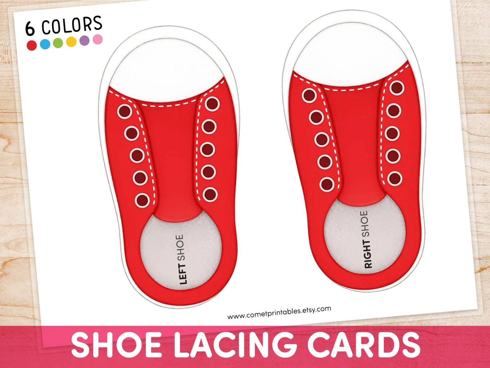 How To Make Your Own Printable Lacing Cards For Kids